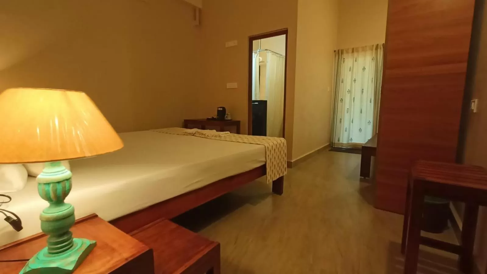 Bed in OmBodhi Retreat