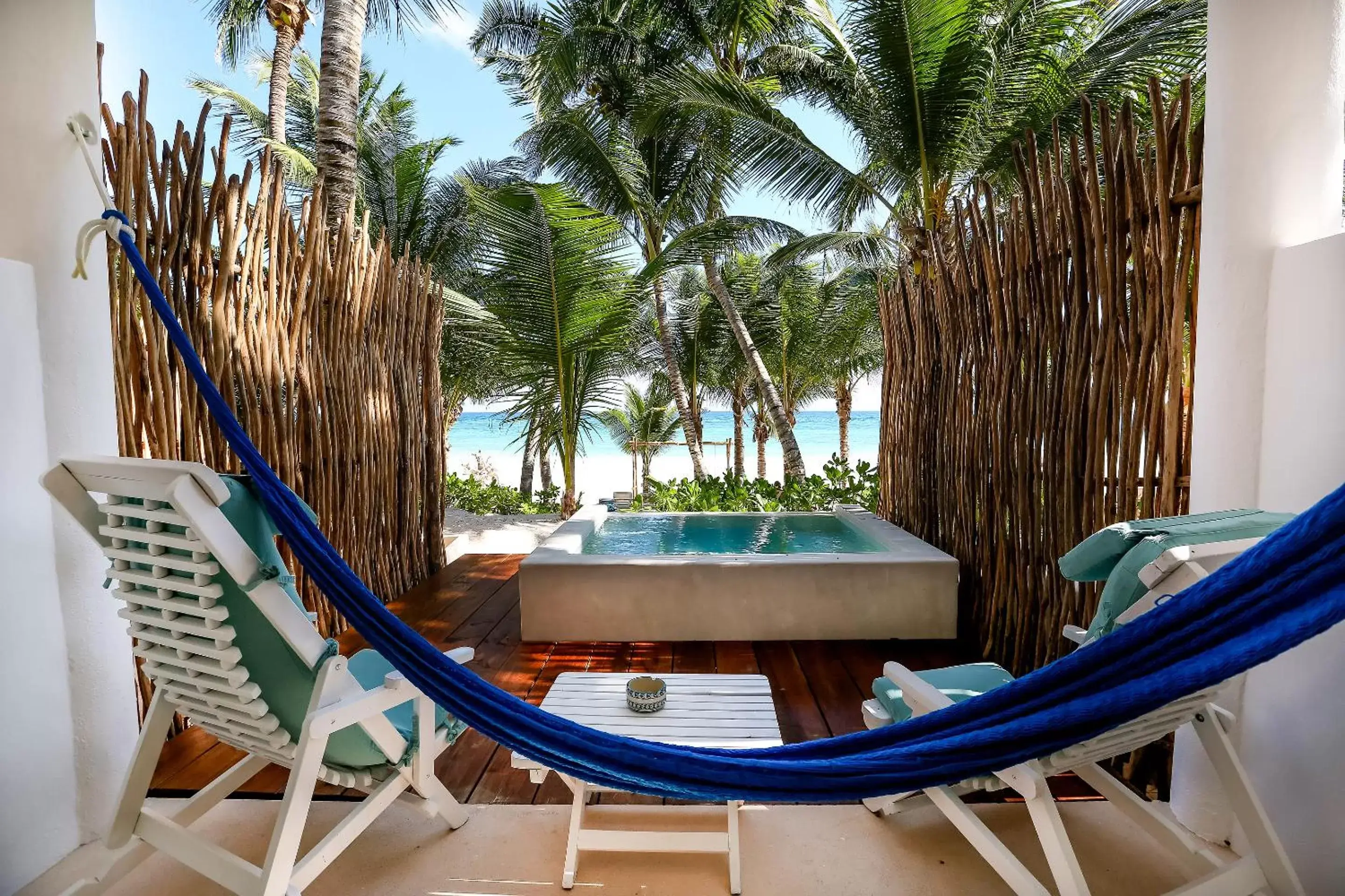 Balcony/Terrace, Swimming Pool in Cabanas Tulum- Beach Hotel & Spa