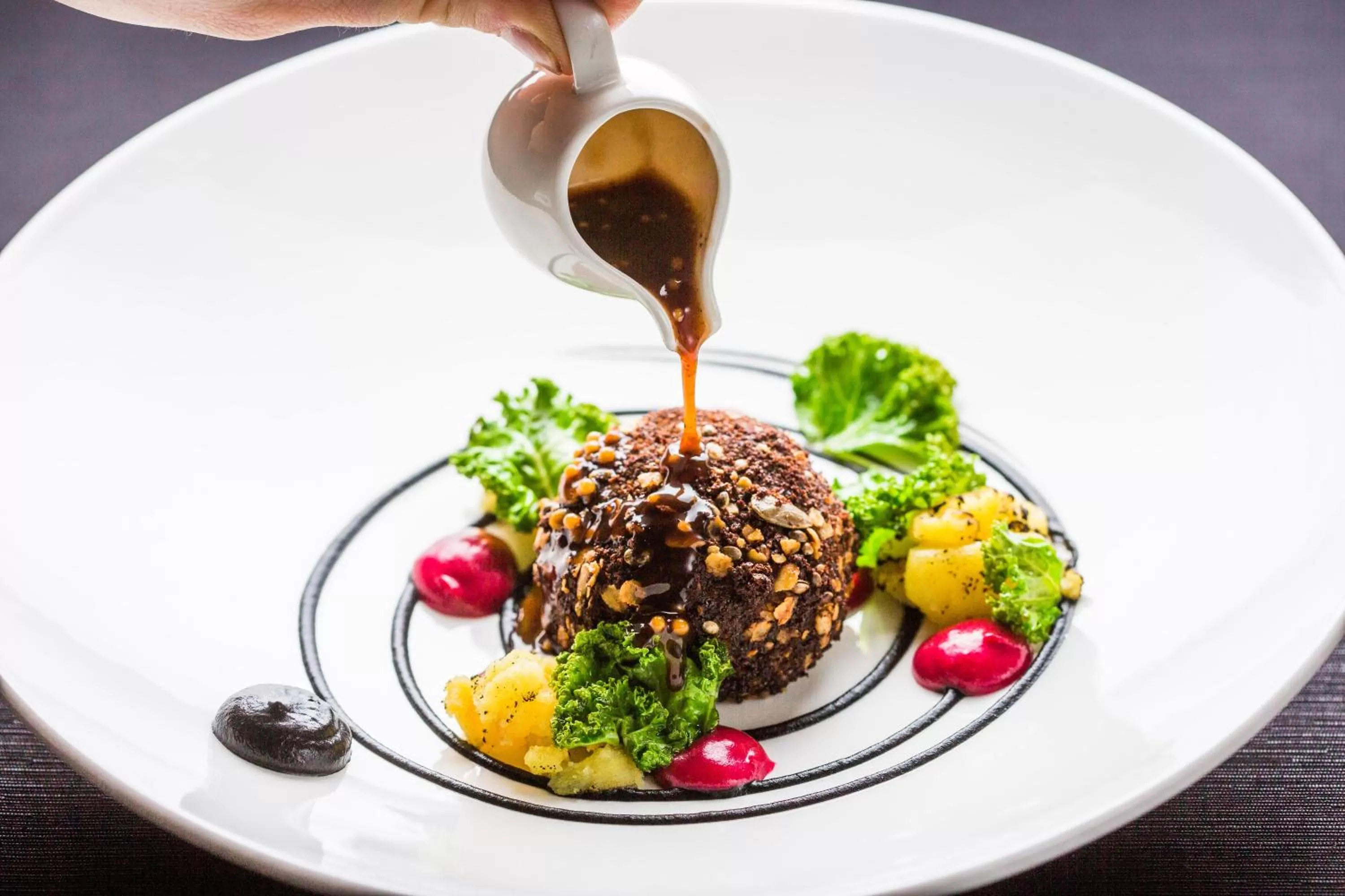 Restaurant/places to eat in GMP Clubhotel Apartments