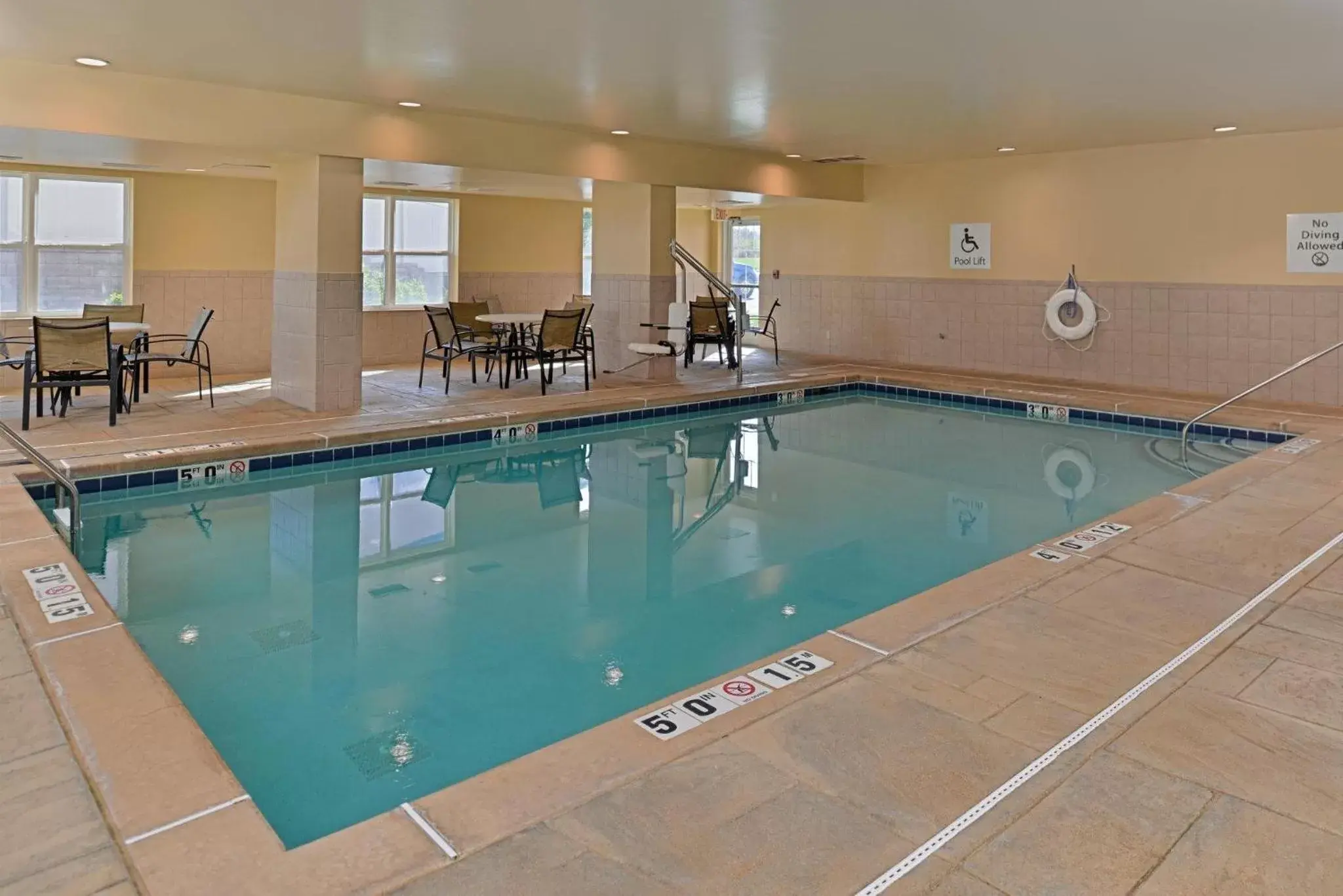 Swimming Pool in Holiday Inn Express Hotel & Suites St. Louis West-O'Fallon, an IHG Hotel