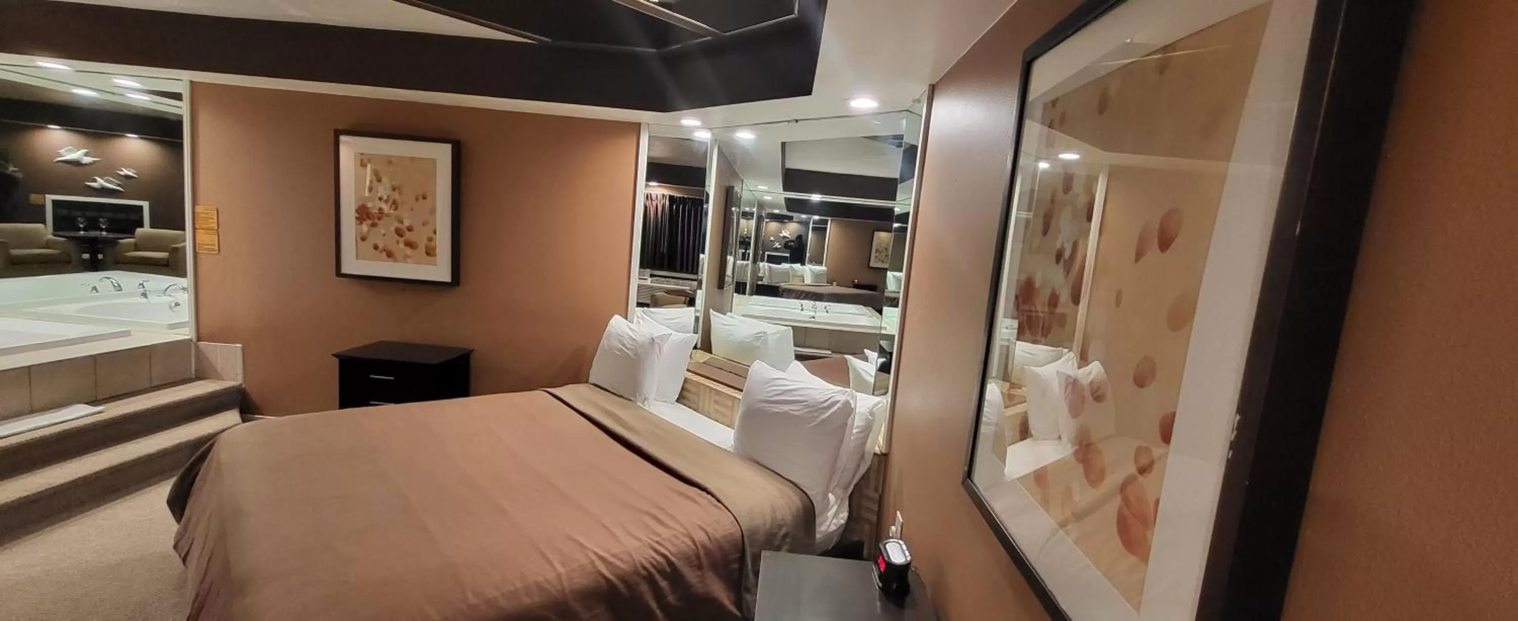 Bed in Inn of the Dove - Romantic Luxury Suites with Jacuzzi & Seasonal Fireplace at Harrisburg-Hershey-Philadelphia, PA