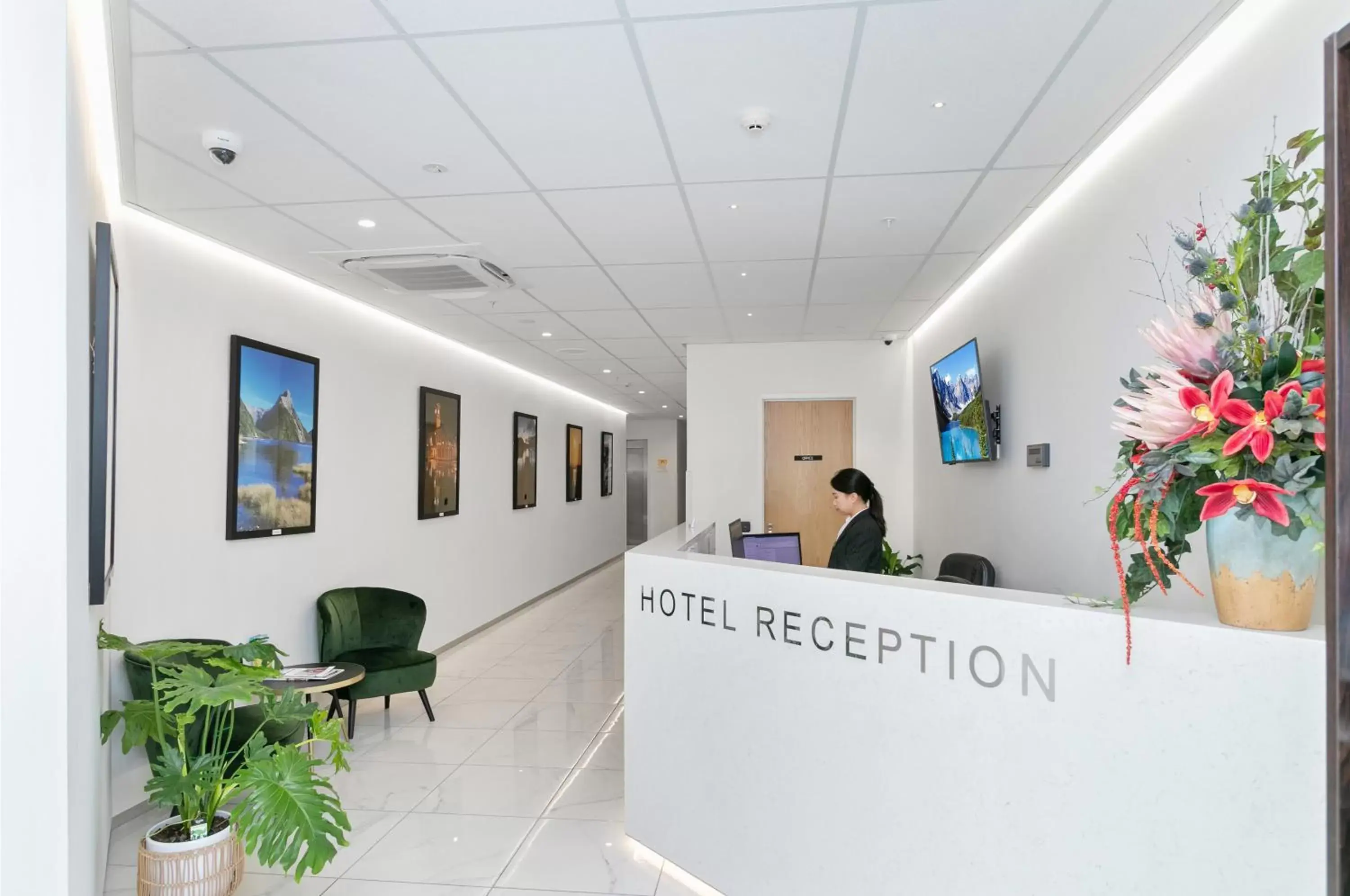 Lobby or reception, Lobby/Reception in Christchurch City Hotel