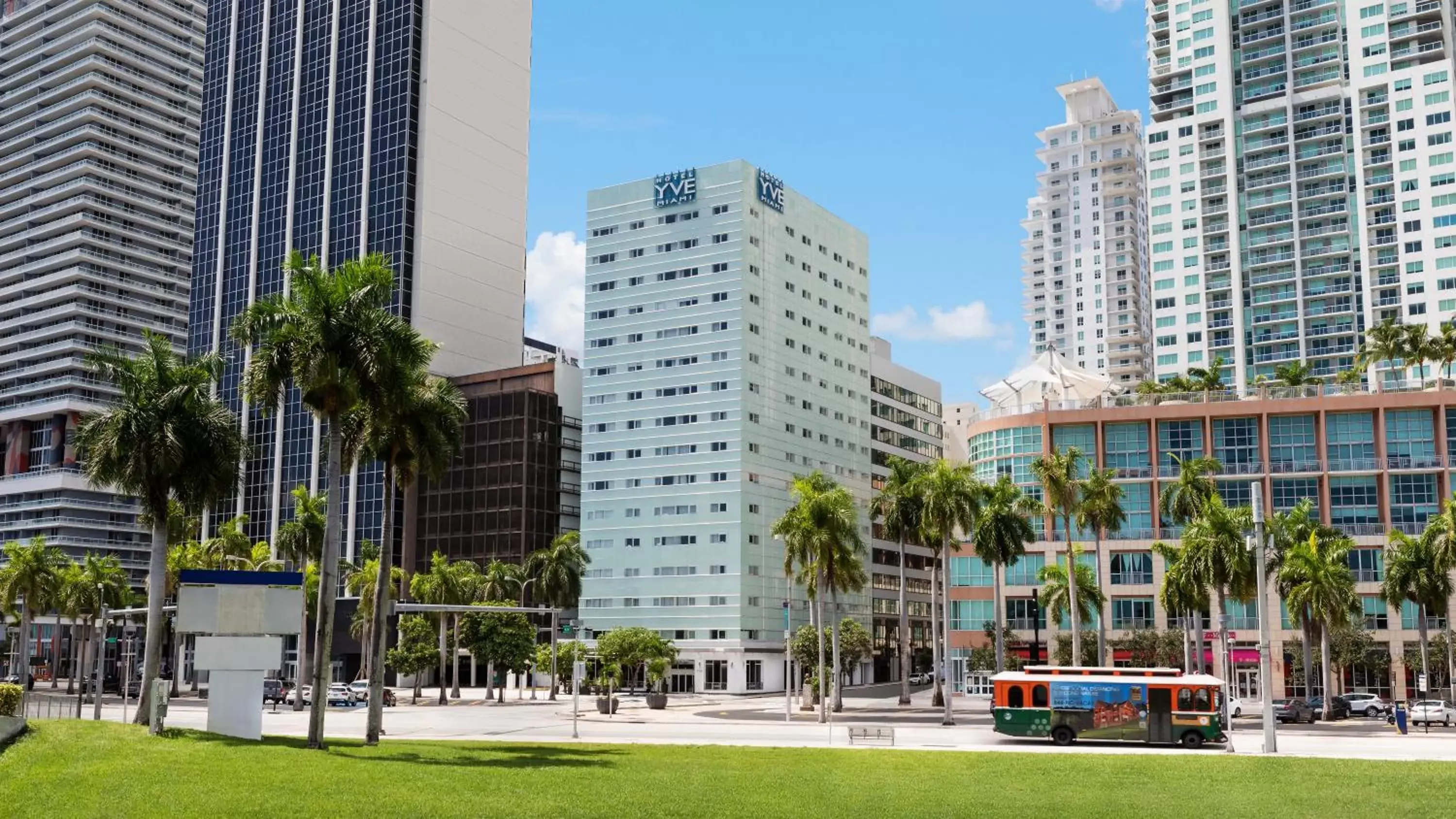 Property building in YVE Hotel Miami