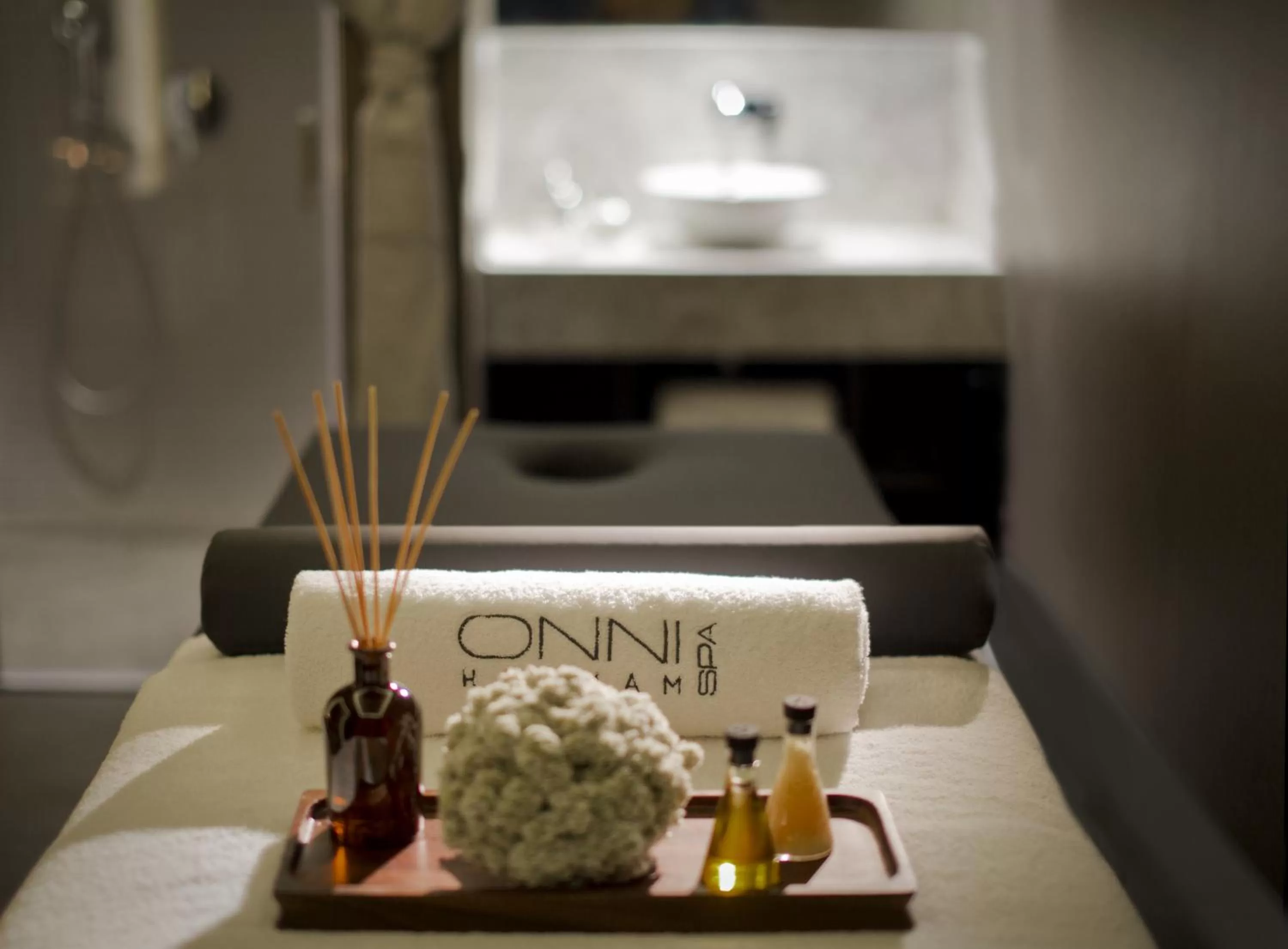 Steam room in Lazzoni Hotel