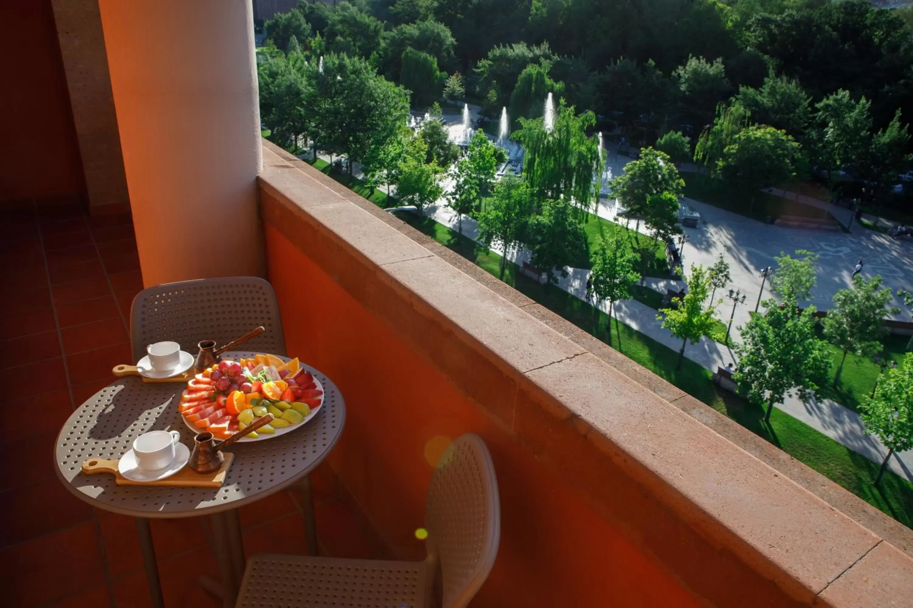 Balcony/Terrace in Best Western Plus Congress Hotel Yerevan