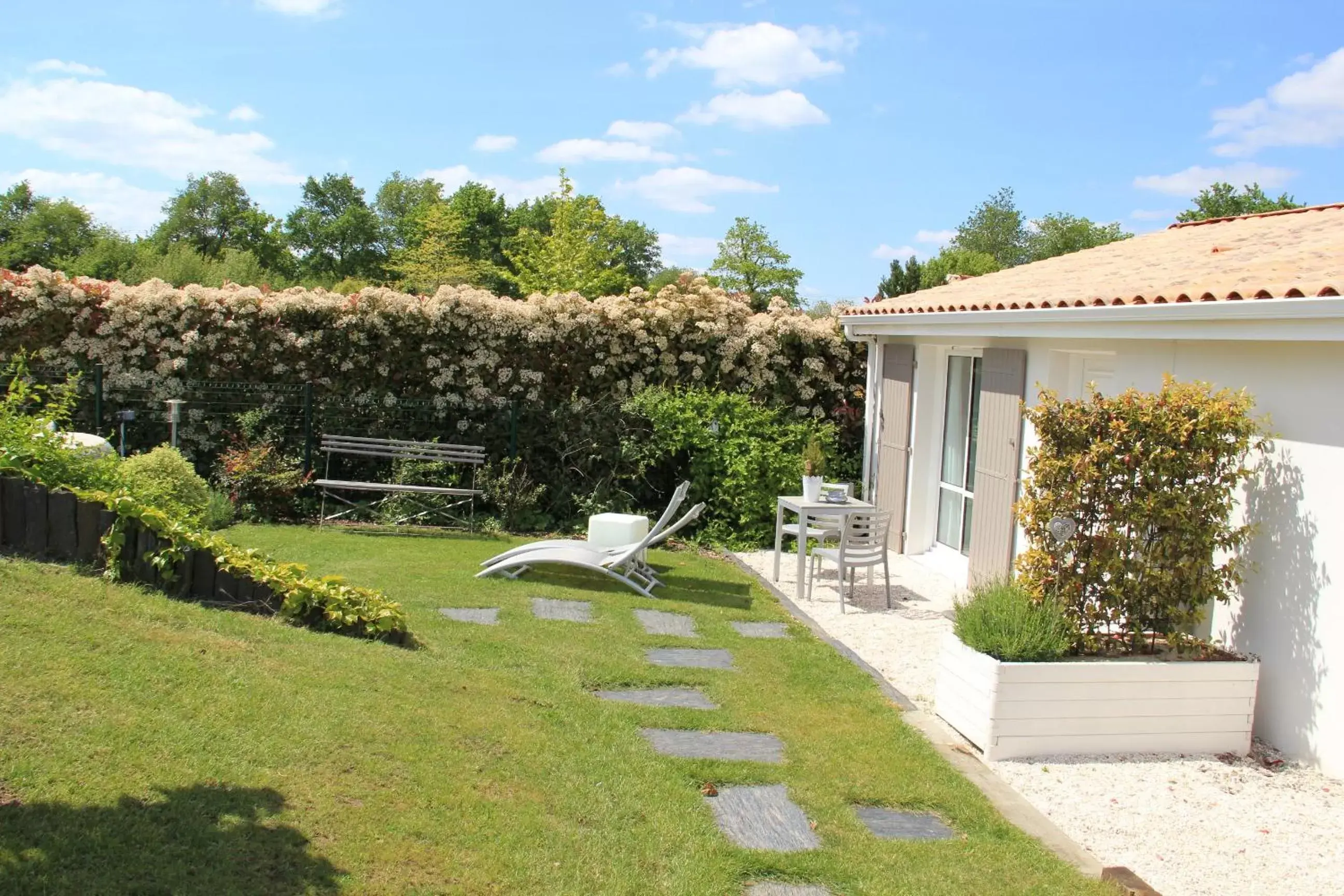 Garden in Le Temps des Hôtes