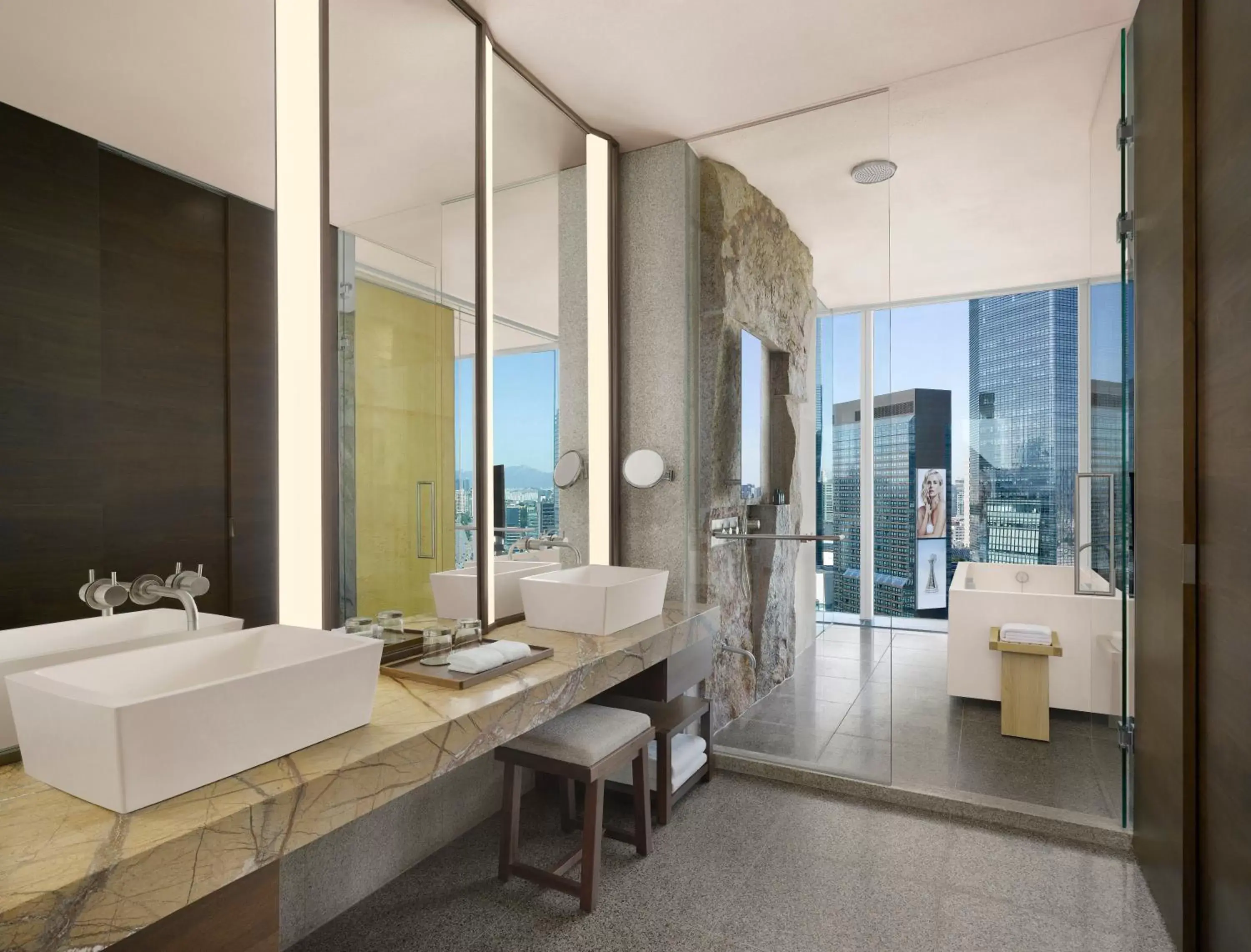 Bathroom in Park Hyatt Seoul