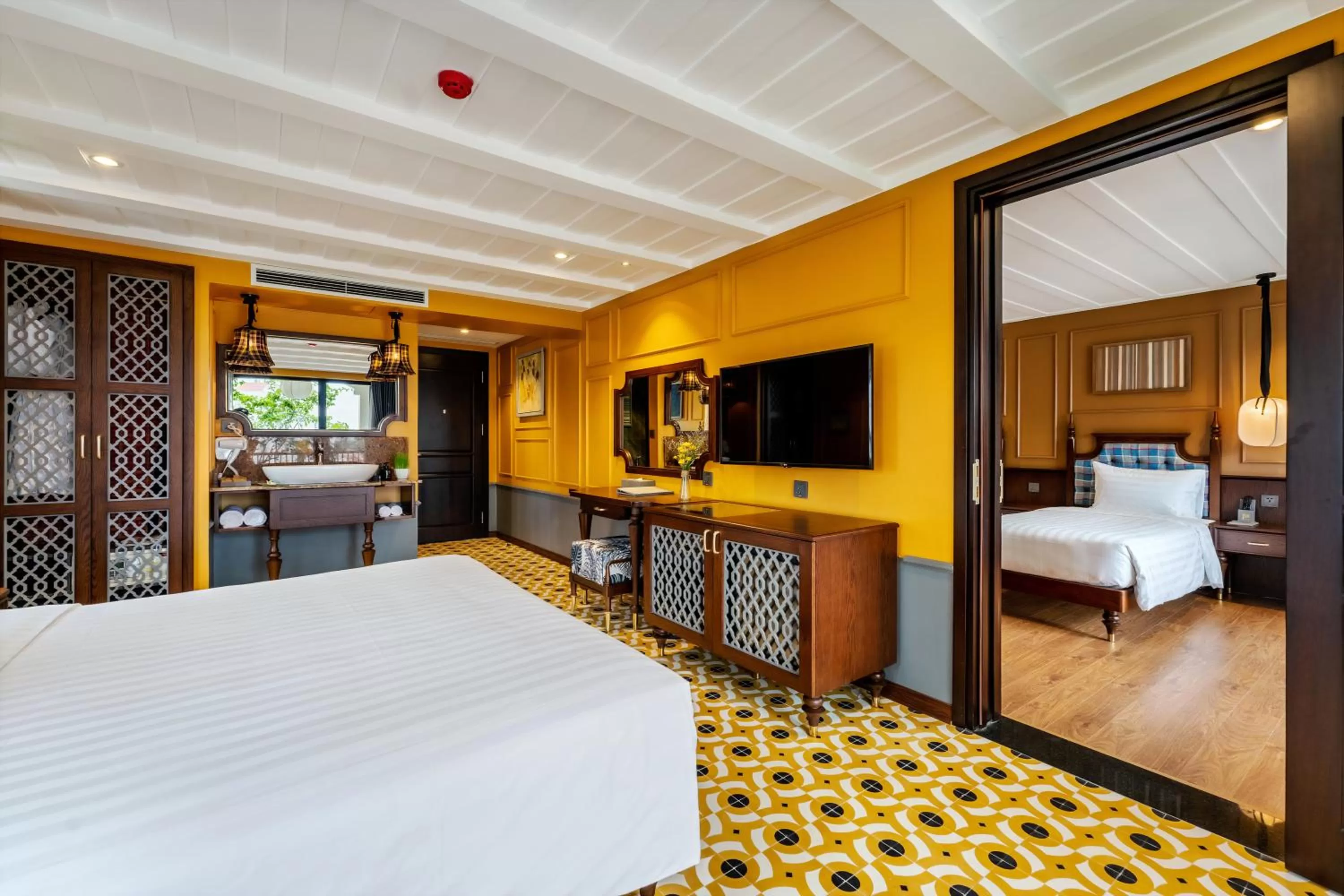 Family Connecting Room with Balcony in Son Hoi An Boutique Hotel & Spa
