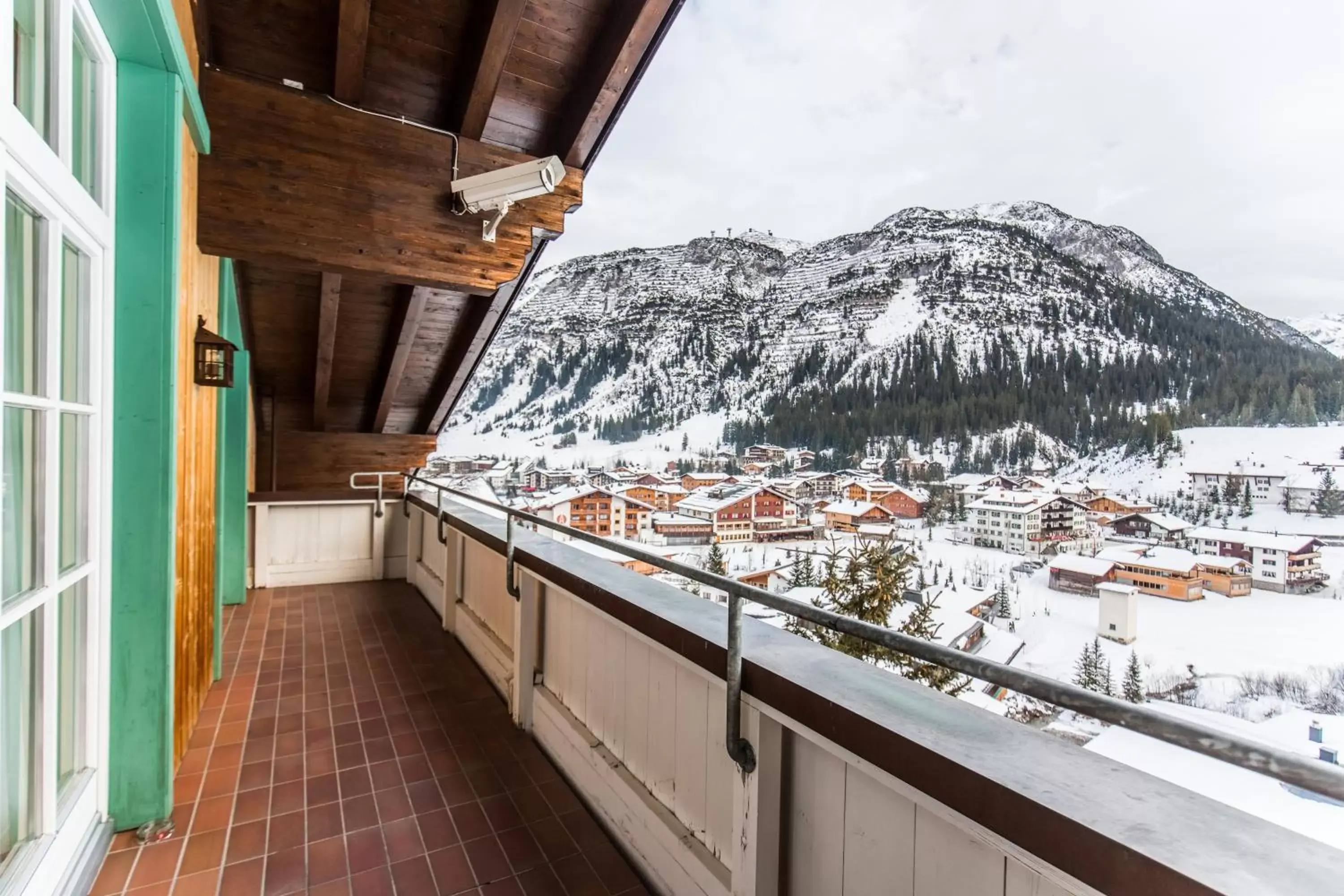 Winter, Balcony/Terrace in Hotel Plattenhof
