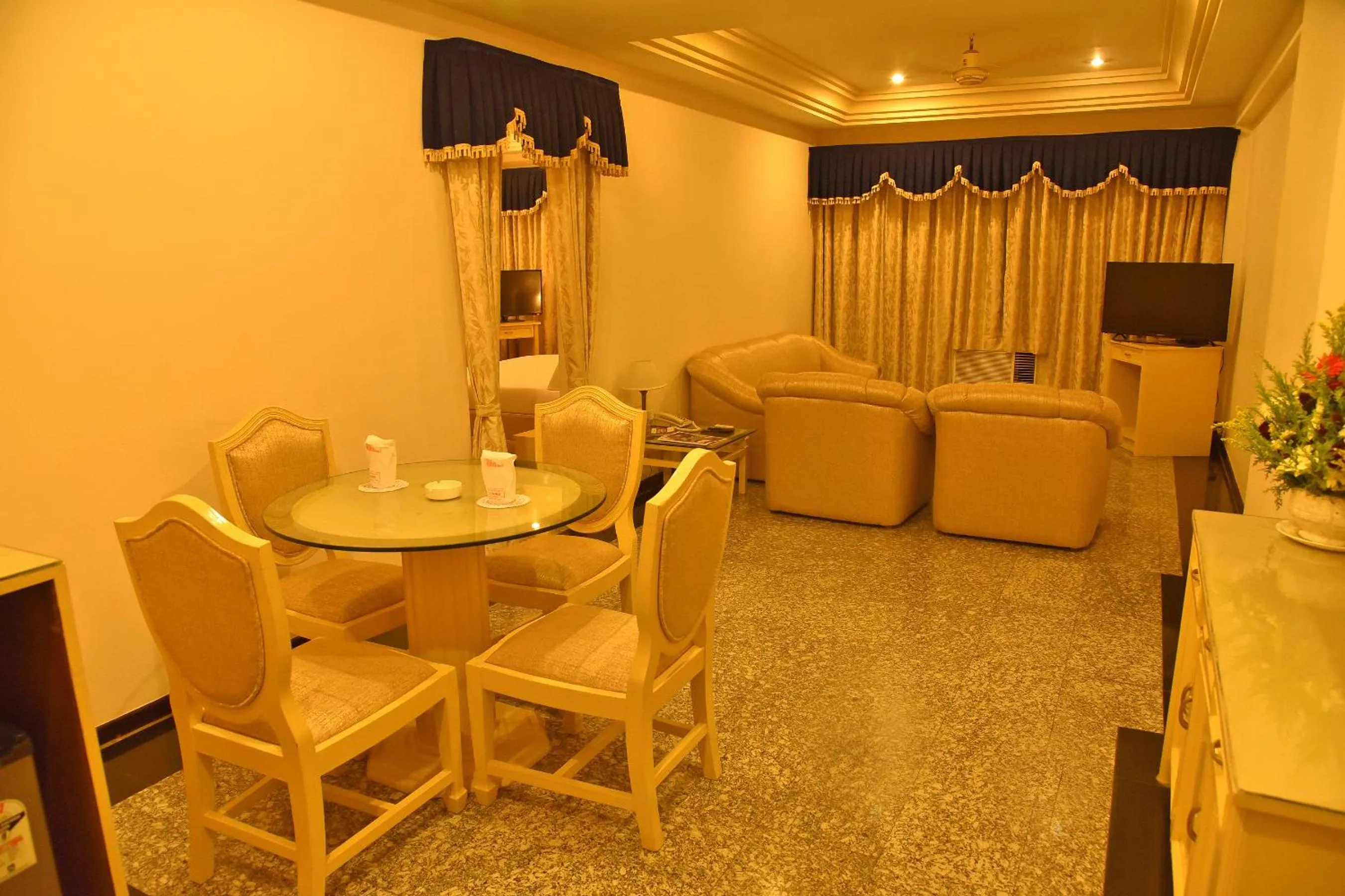 Living room in Hotel Poonja International