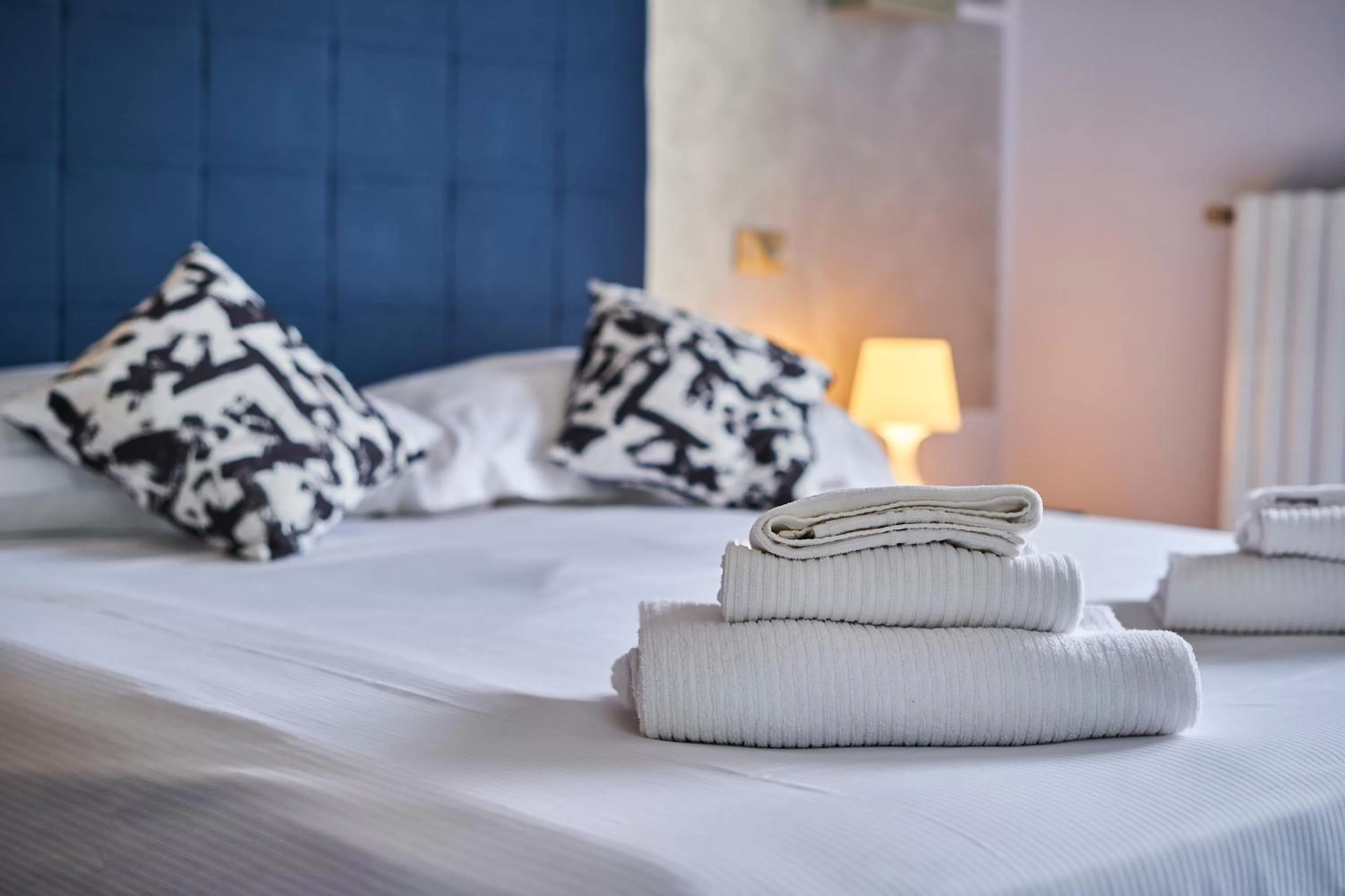 Bed in HOTEL VITTORIA