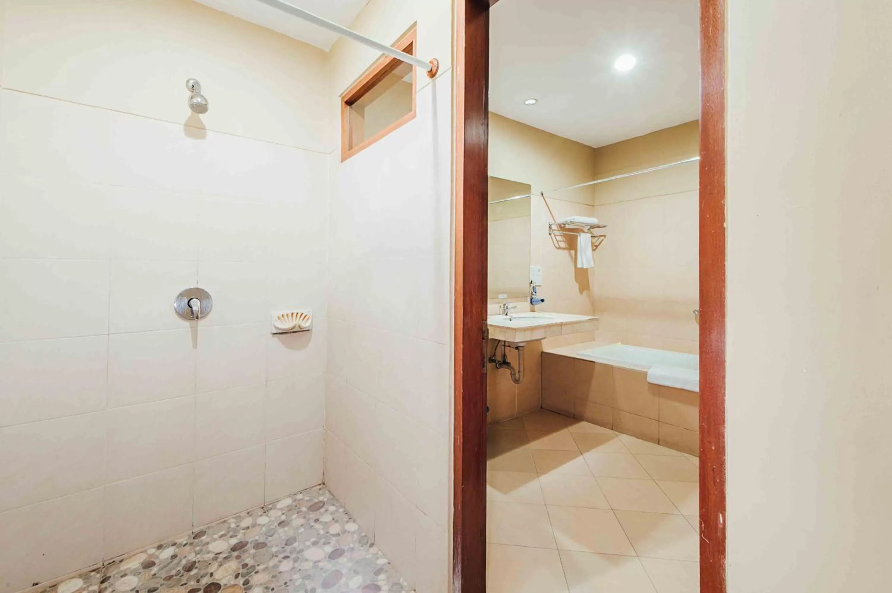 Bathroom in Kuta Puri Bungalows, Villas and Resort