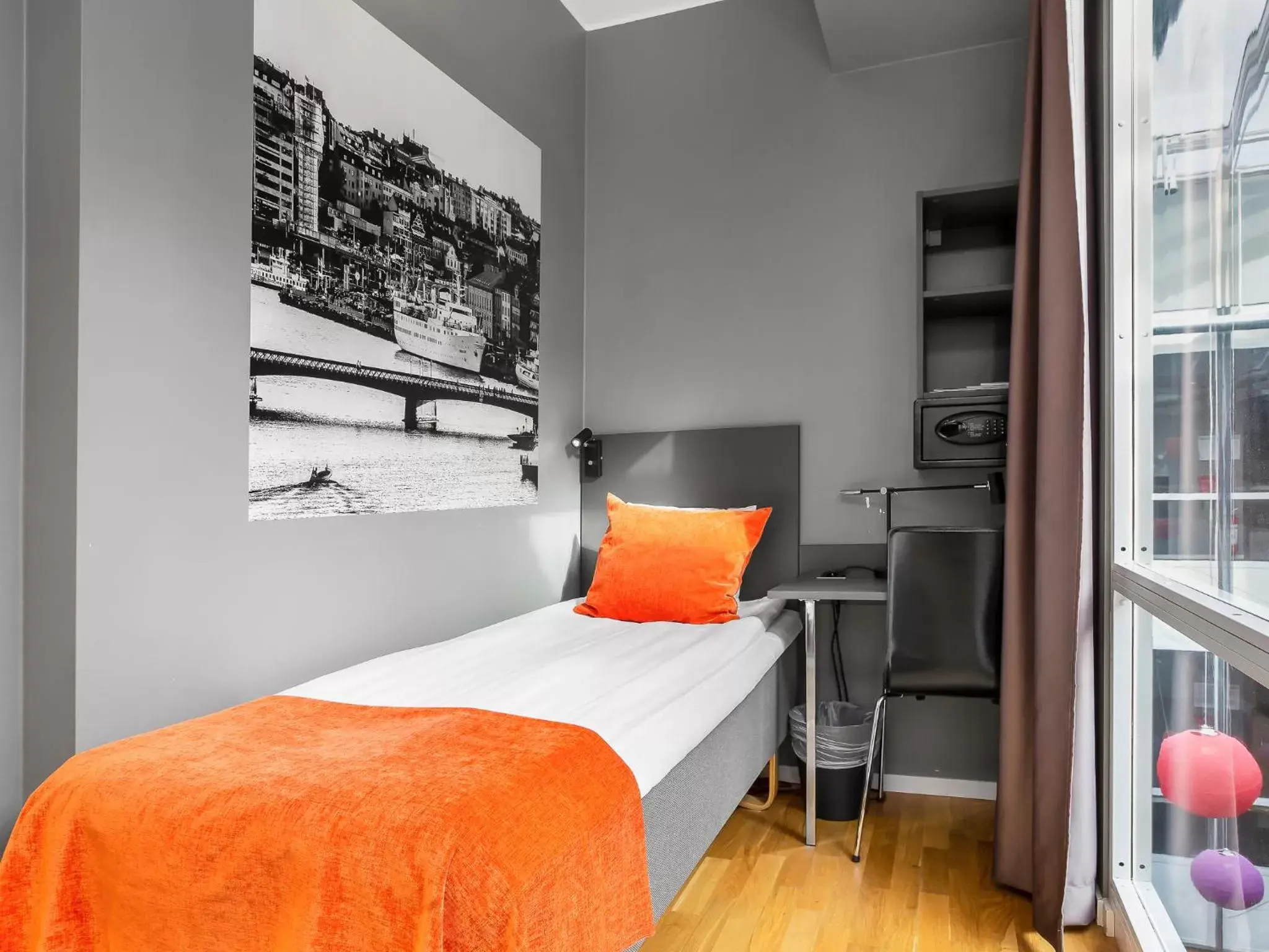 Photo of the whole room, Bed in Connect Hotel Kista