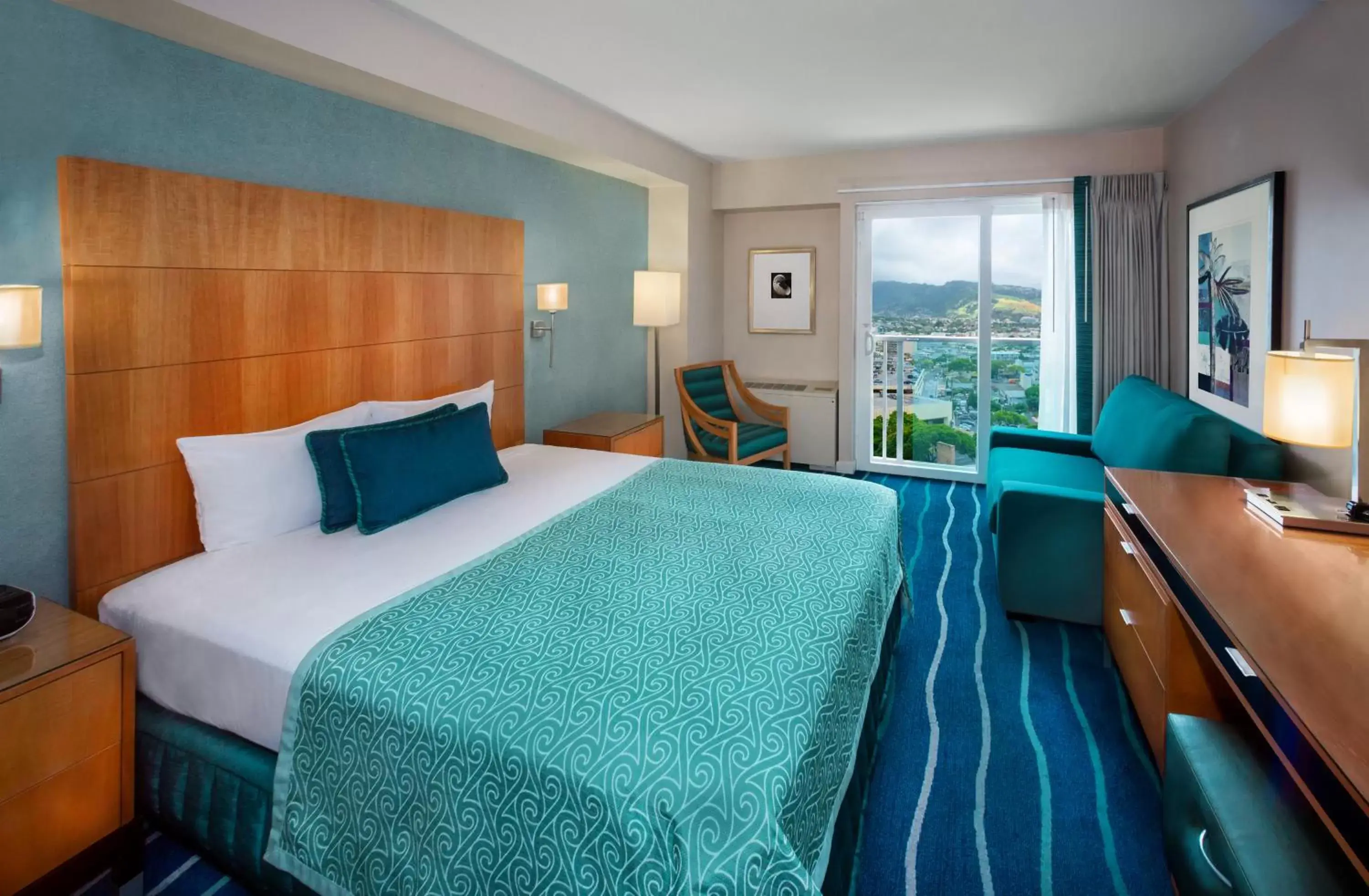 Photo of the whole room, Bed in Ala Moana Hotel - Resort Fee Included