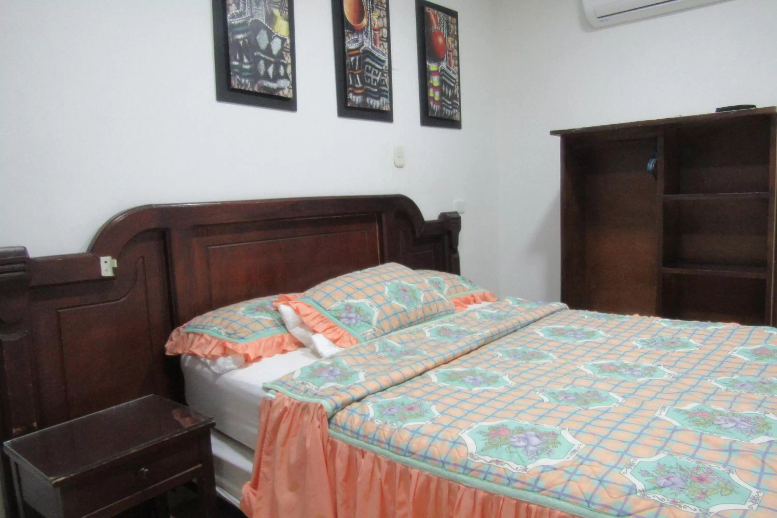 Bed in Hotel Nuevo Tio