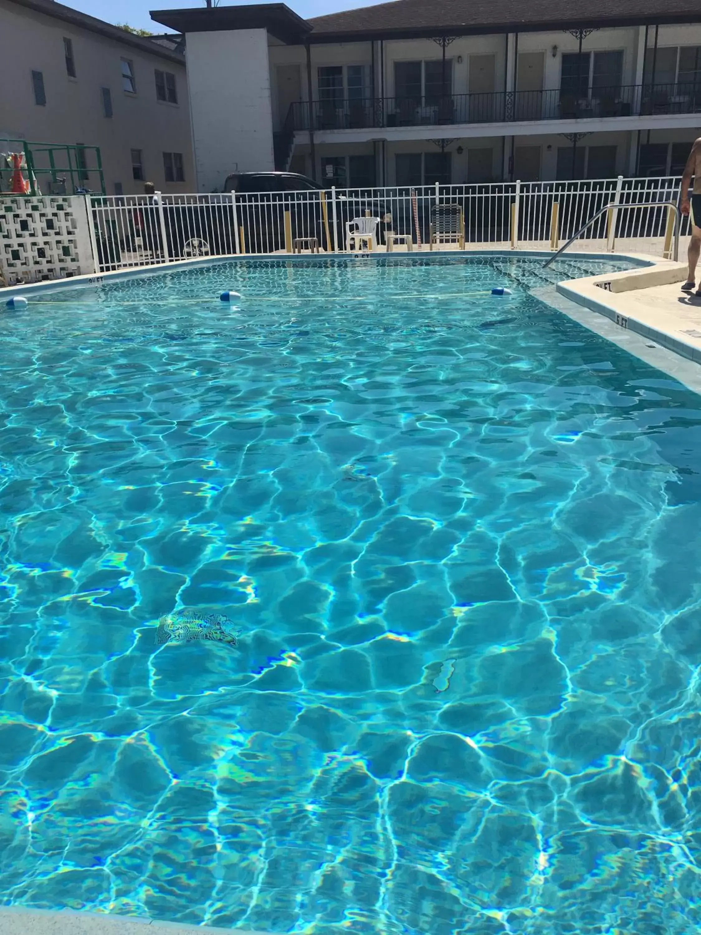 Swimming Pool in Historic Waterfront Marion Motor Lodge in downtown St Augustine