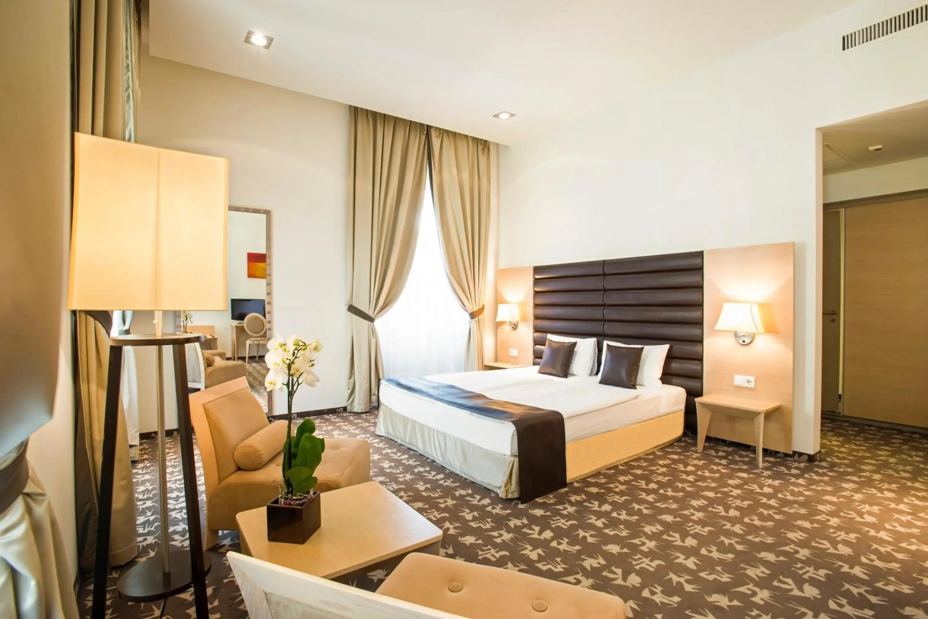 Bedroom in Buda Castle Hotel Budapest