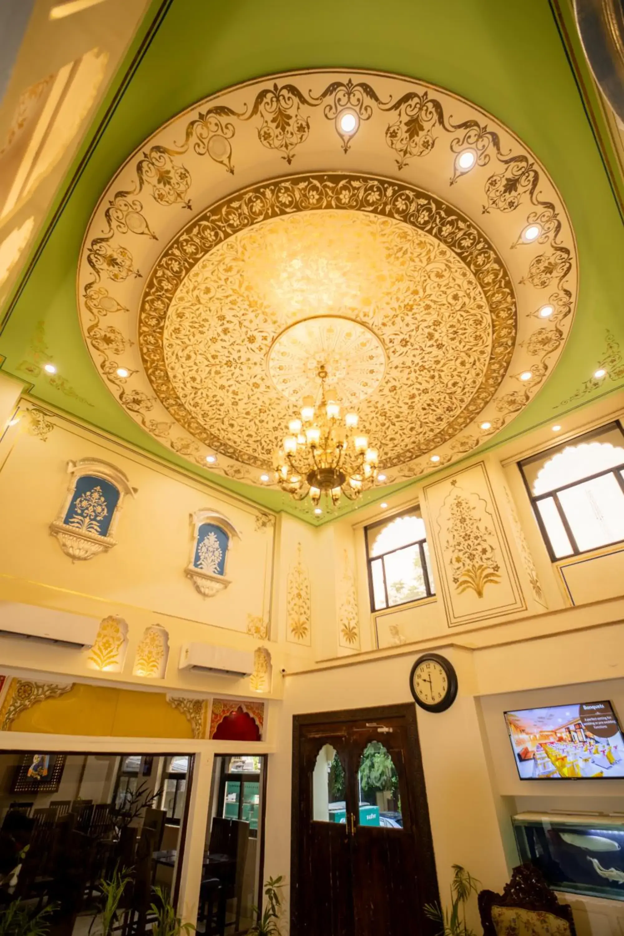Lobby or reception in Hotel Laxmi Niwas - A Heritage Retreat Lobby or reception in Hotel Laxmi Niwas - A Heritage Retreat