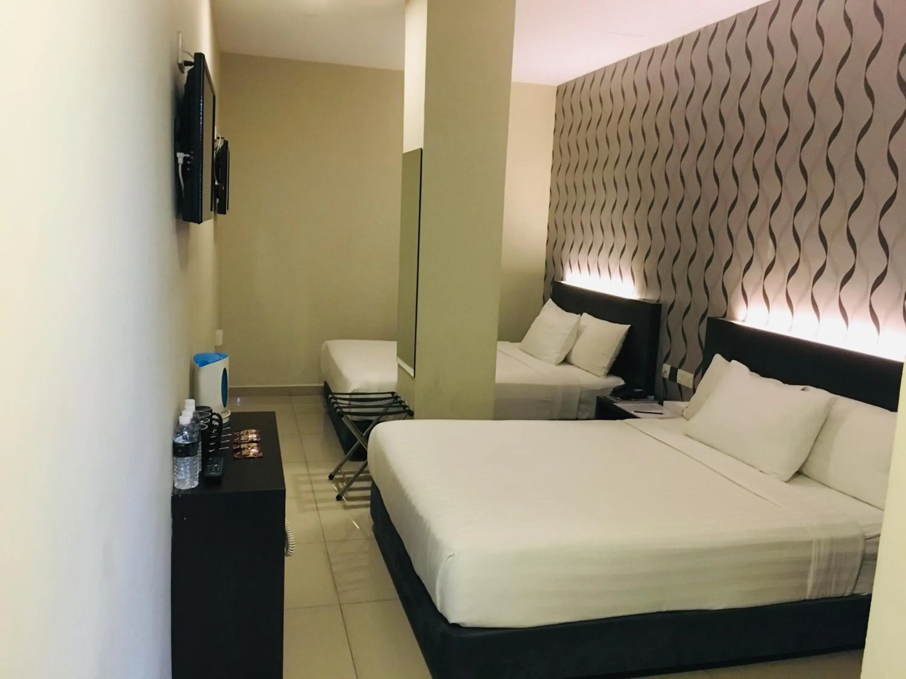 Bed in Izumi Hotel Bukit Bintang Kuala Lumpur