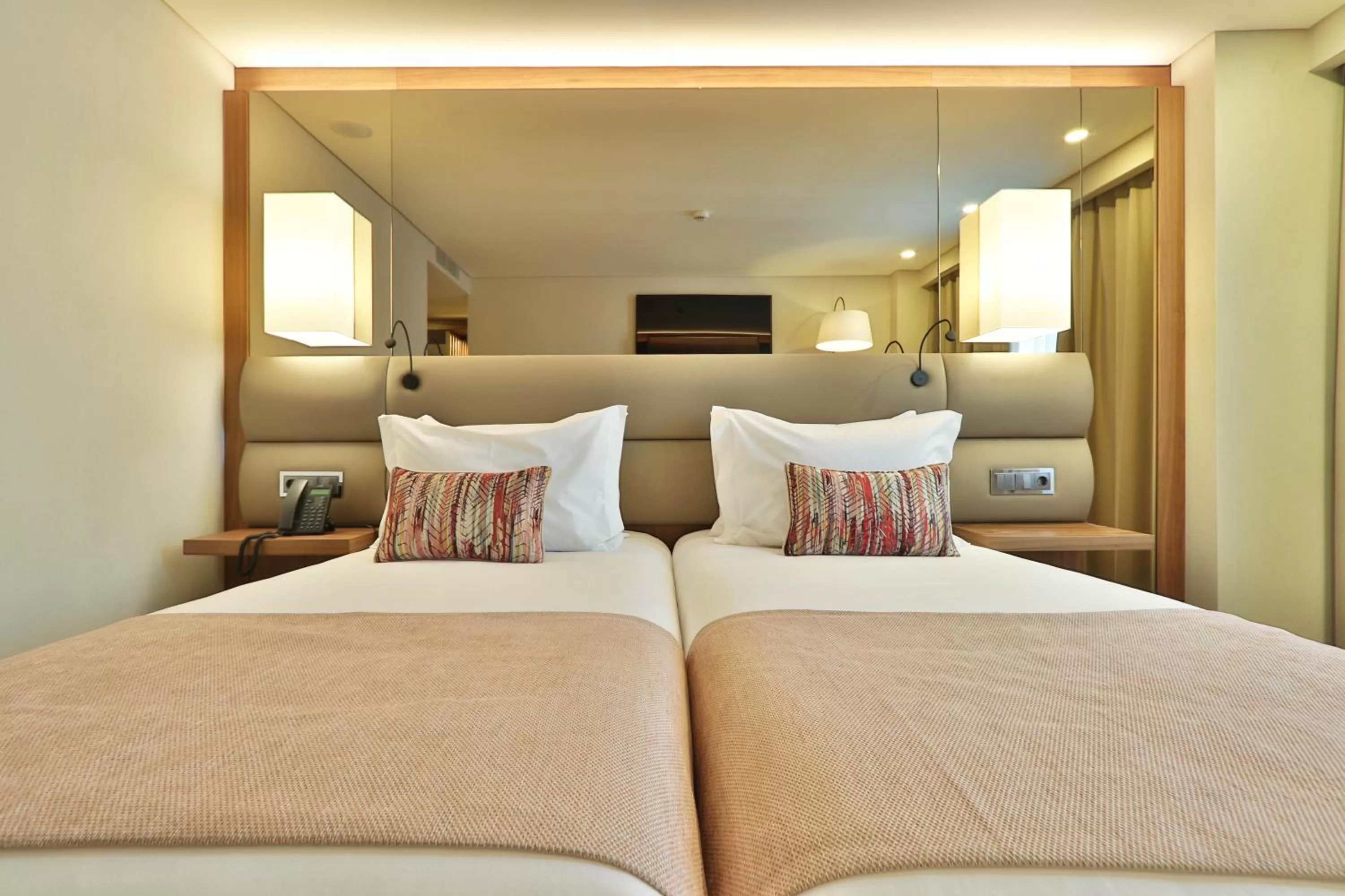 Bed in TURIM Ibéria Hotel