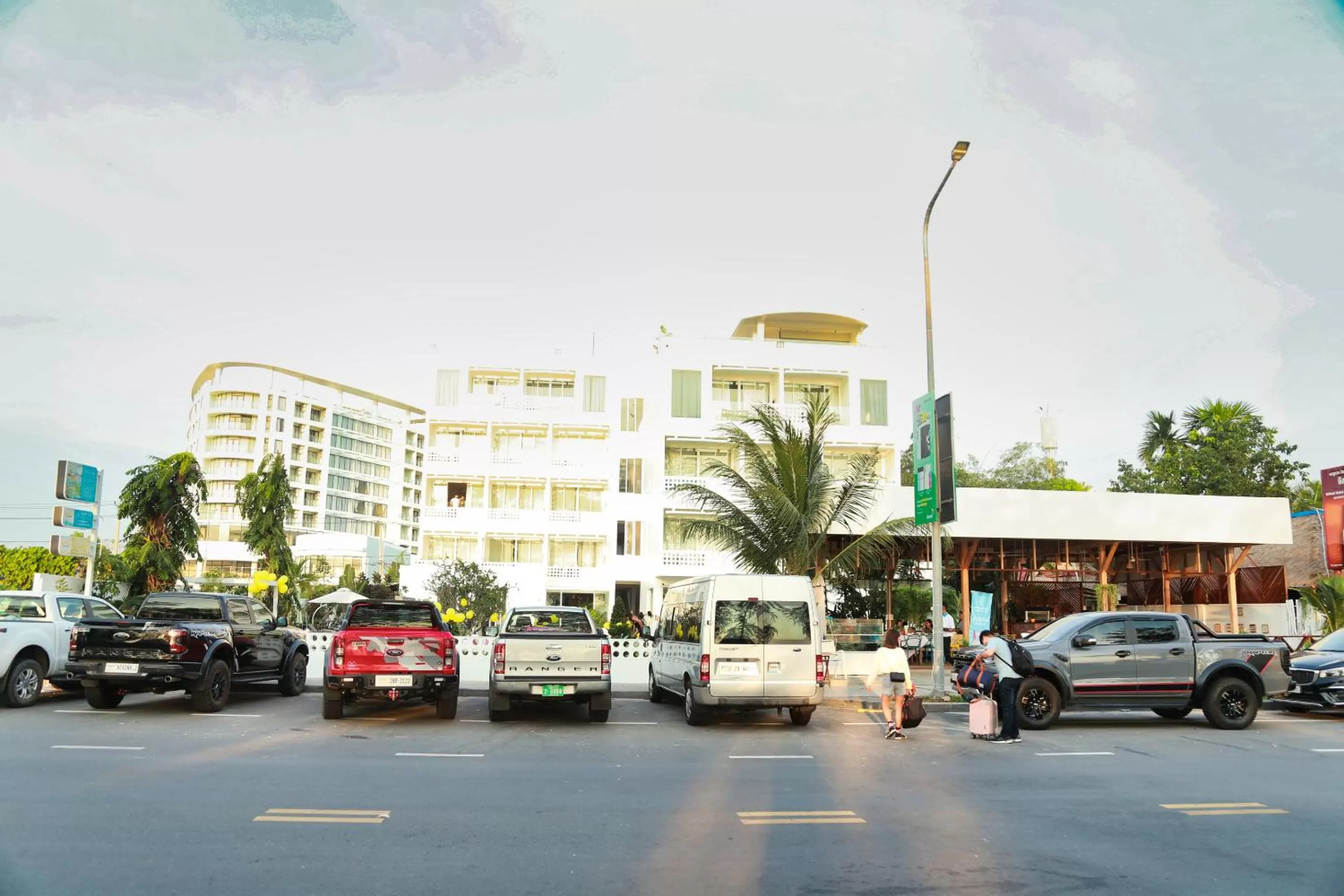 Parking in Naiya Sea Resort