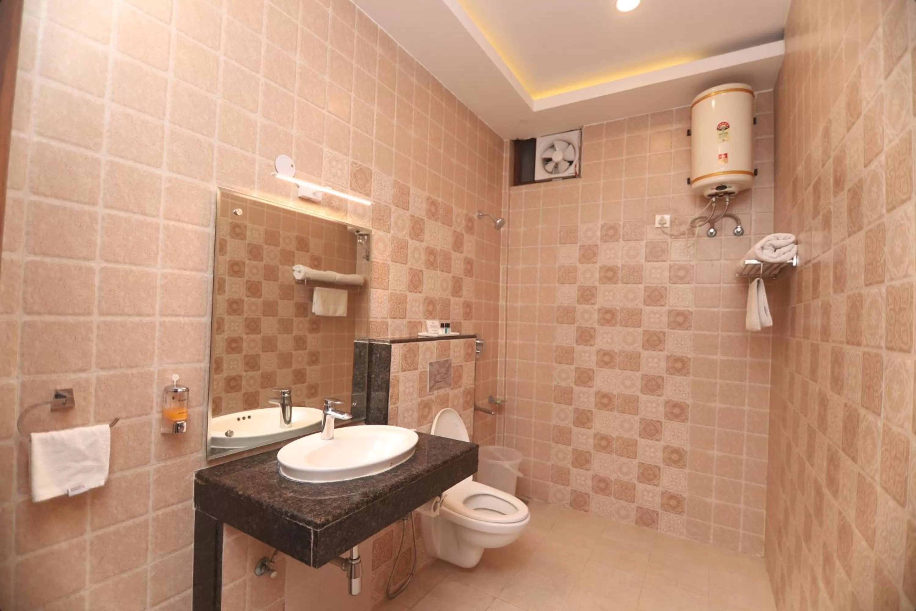 Bathroom in Indira Nikunj Rubystone Exotic