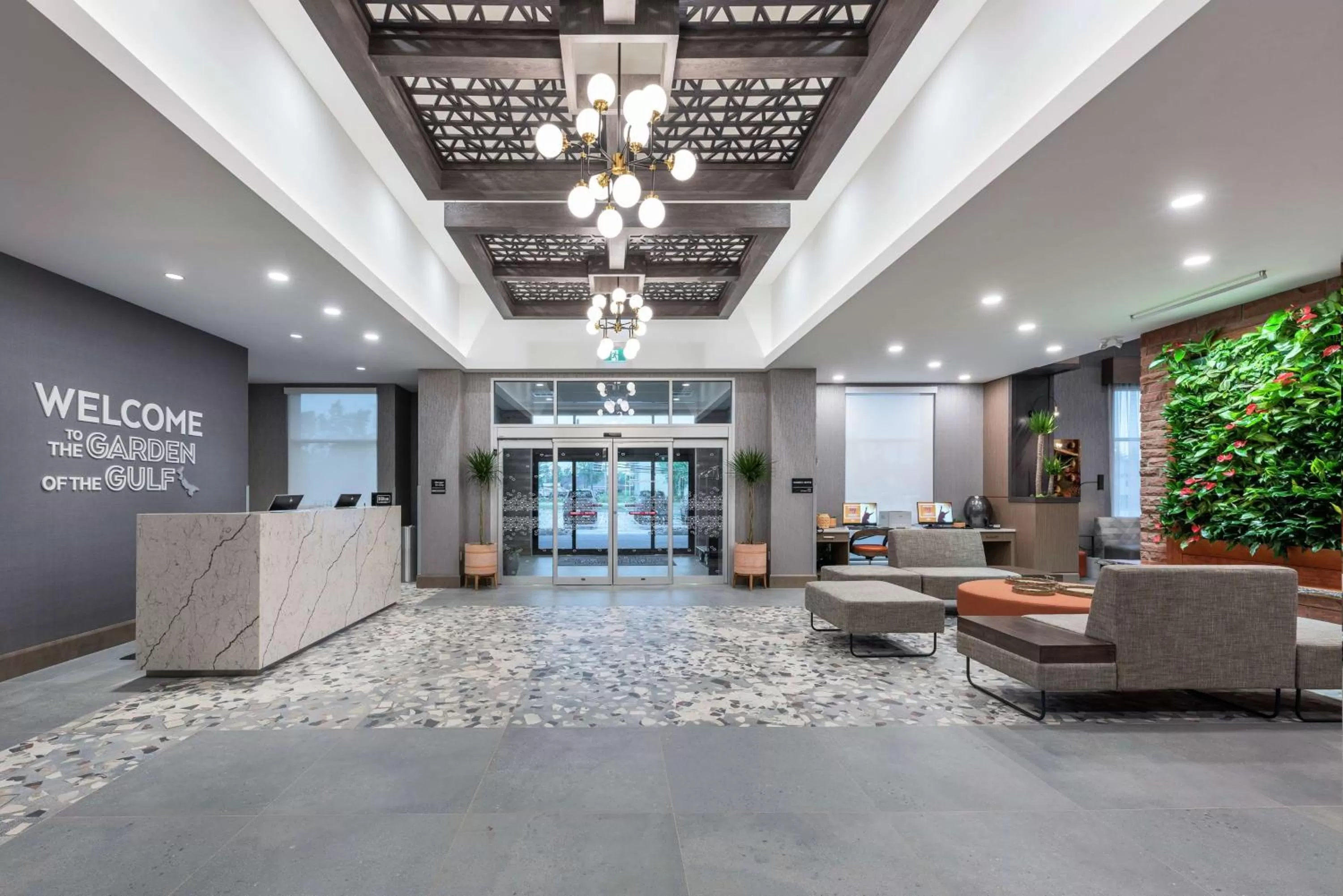 Lobby or reception in Hampton Inn & Suites Charlottetown