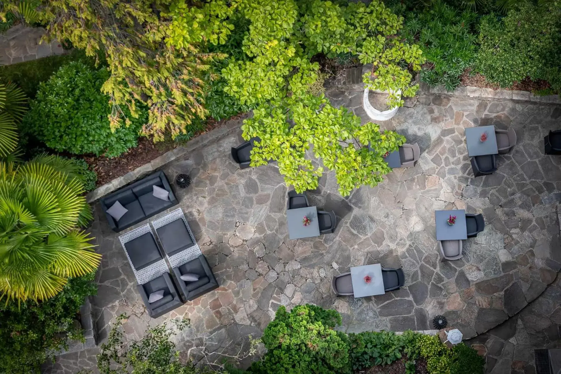 Garden in Hotel Admiral Lugano