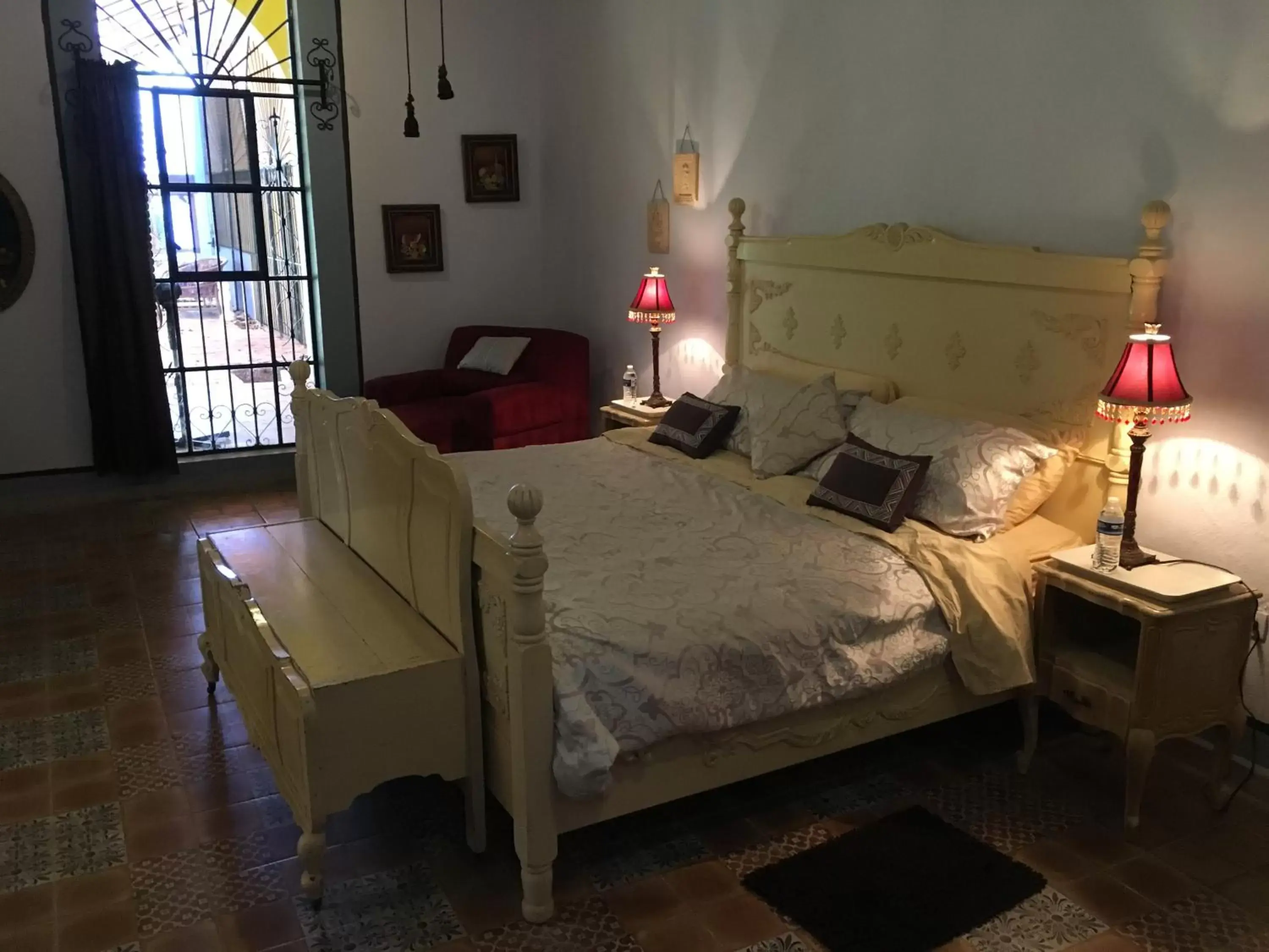 Bedroom, Bed in Hacienda San Pedro Nohpat