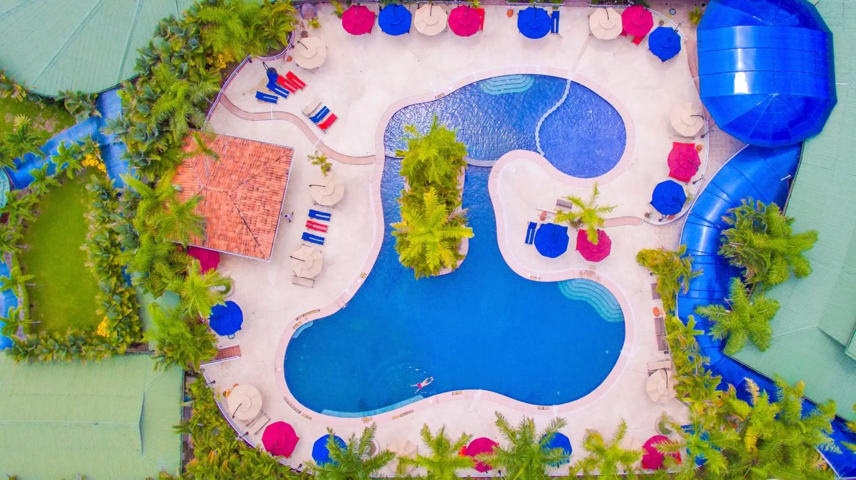 Bird's eye view in Hotel Casa Roland Golfito Resort