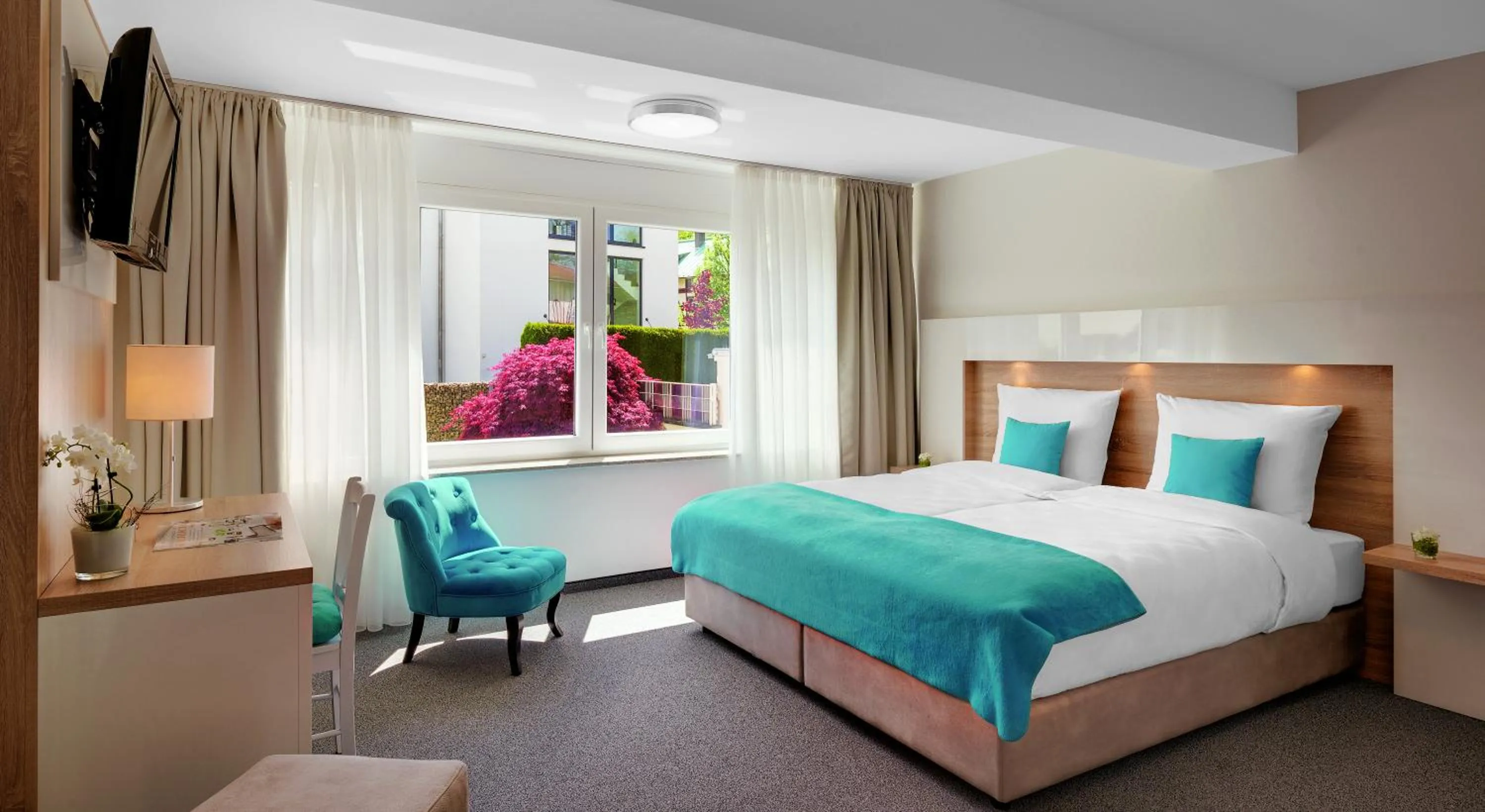 Day, Bed in Hotel und Pension Seereich