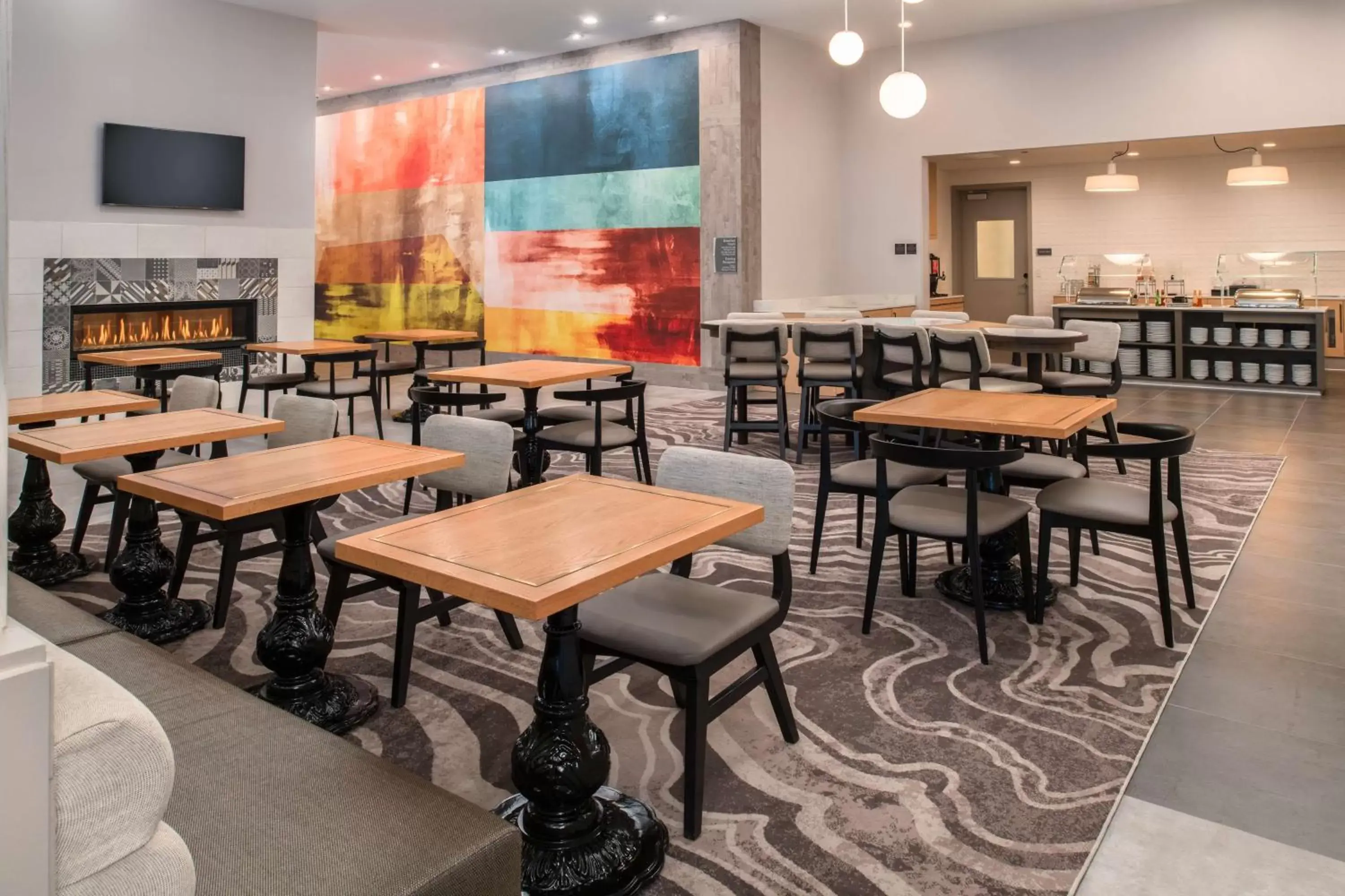 Lobby or reception, Restaurant/Places to Eat in Homewood Suites By Hilton Belmont