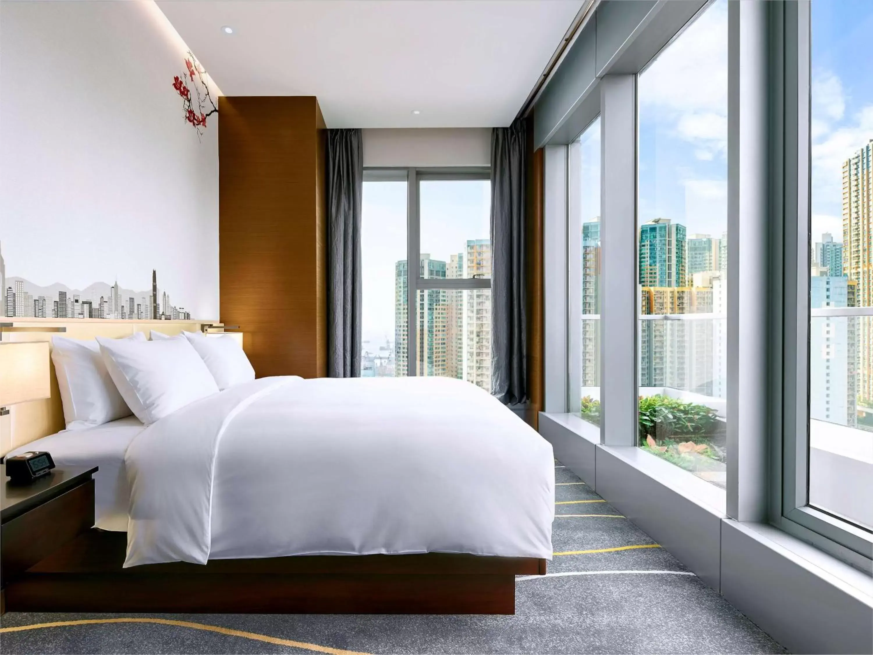 Bed in Hilton Garden Inn Hong Kong Mongkok