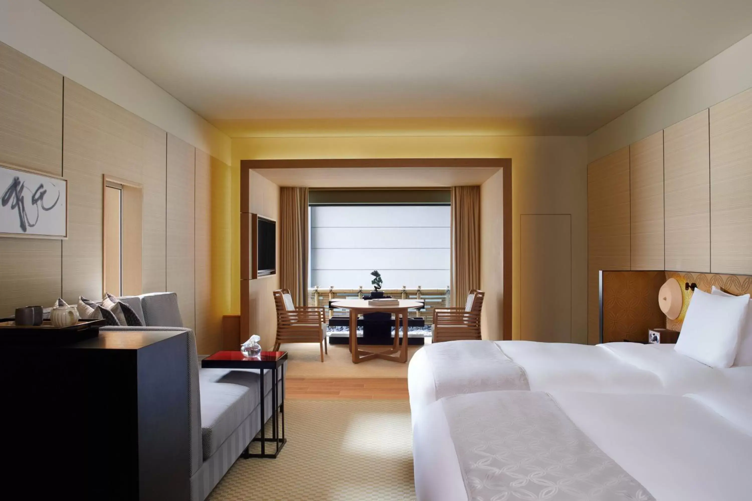 Bedroom in The Ritz-Carlton Kyoto