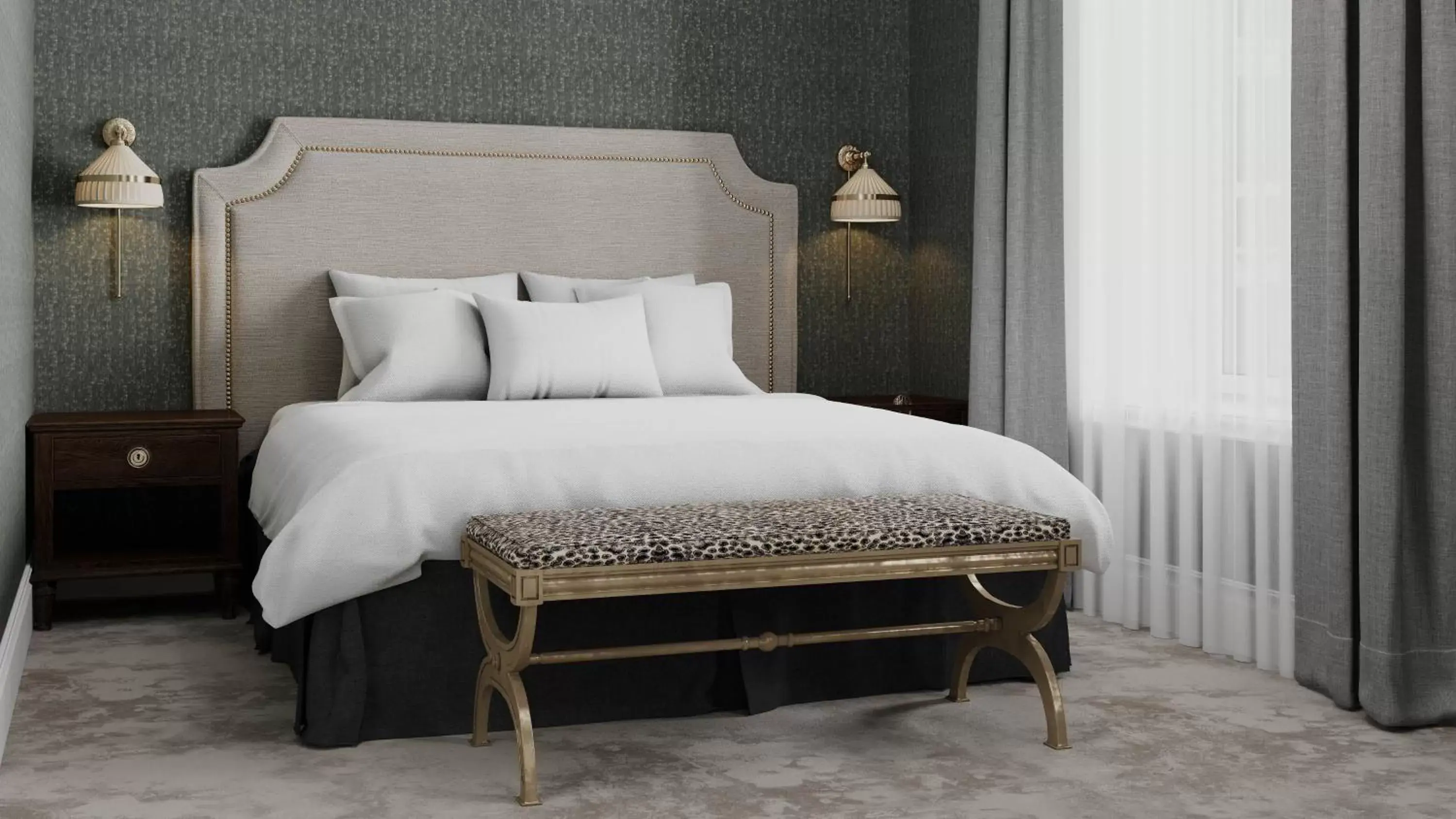 Bed in Hotel Victoria Bed in Hotel Victoria