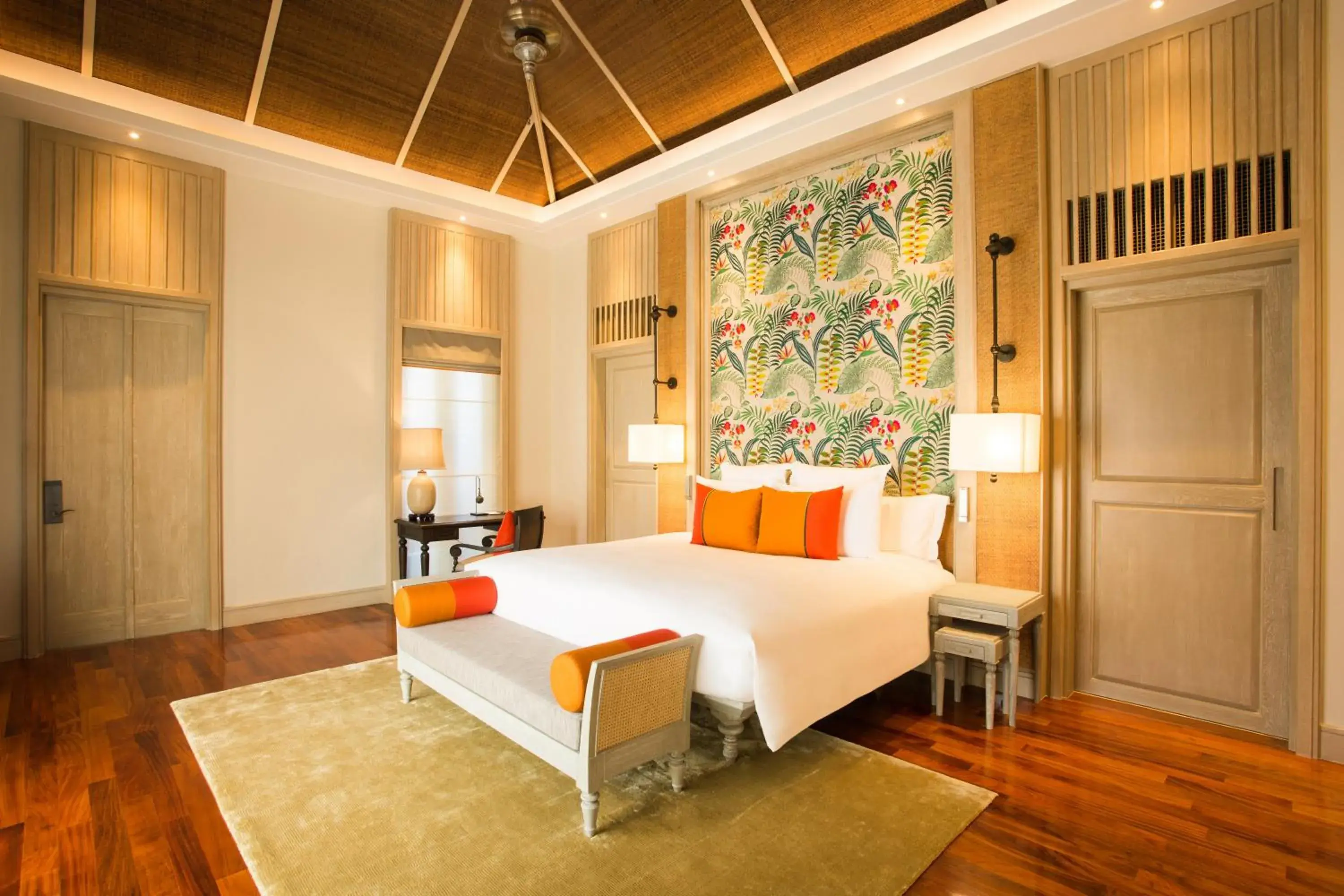 Bed in Anantara Mai Khao Phuket Villas Bed in Anantara Mai Khao Phuket Villas