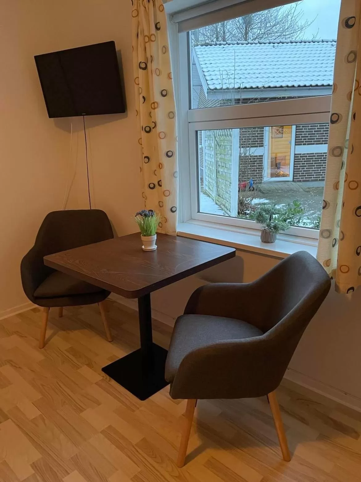 Dining area in Motel Viborg