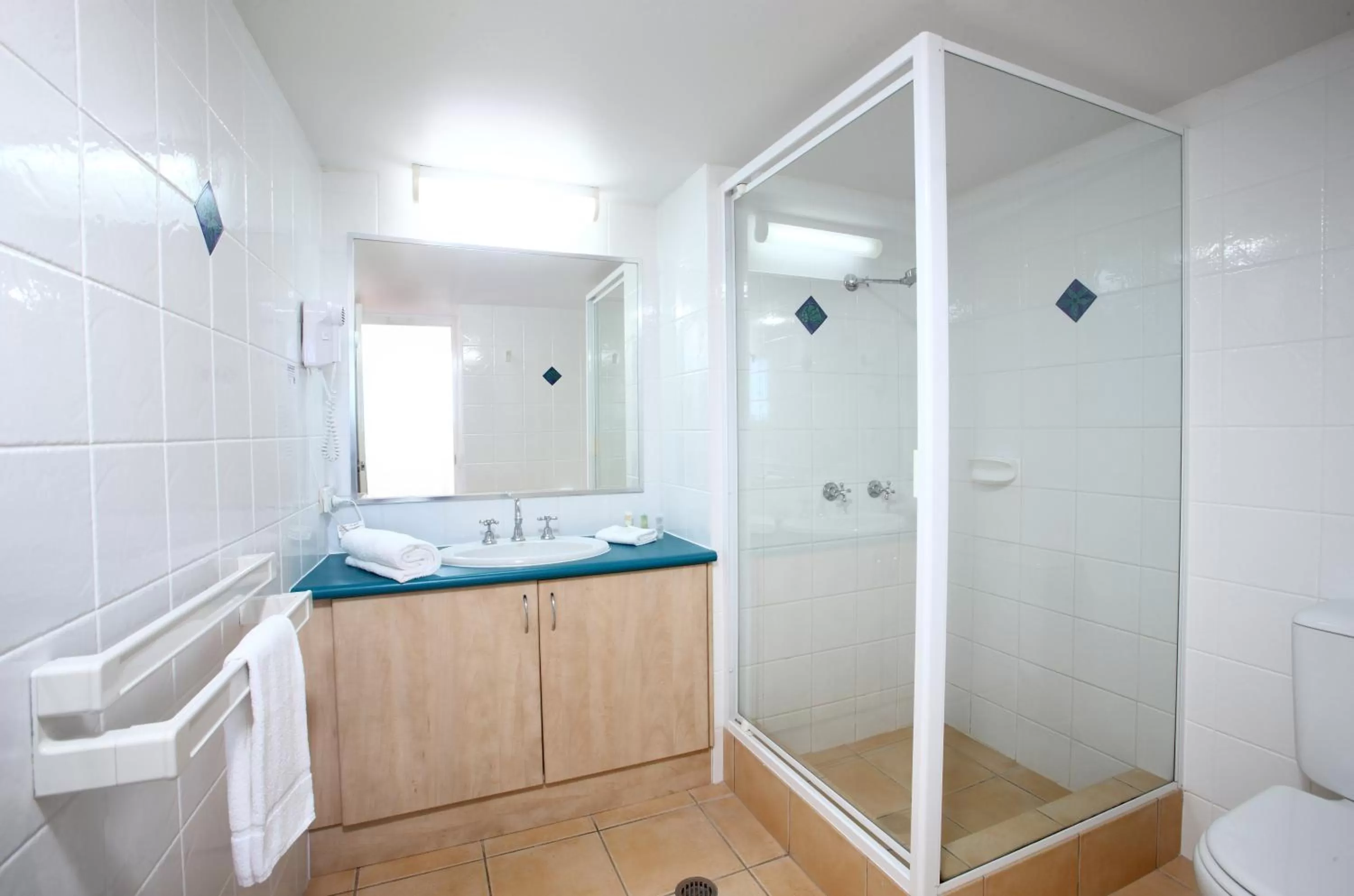 Shower in Gemini Resort