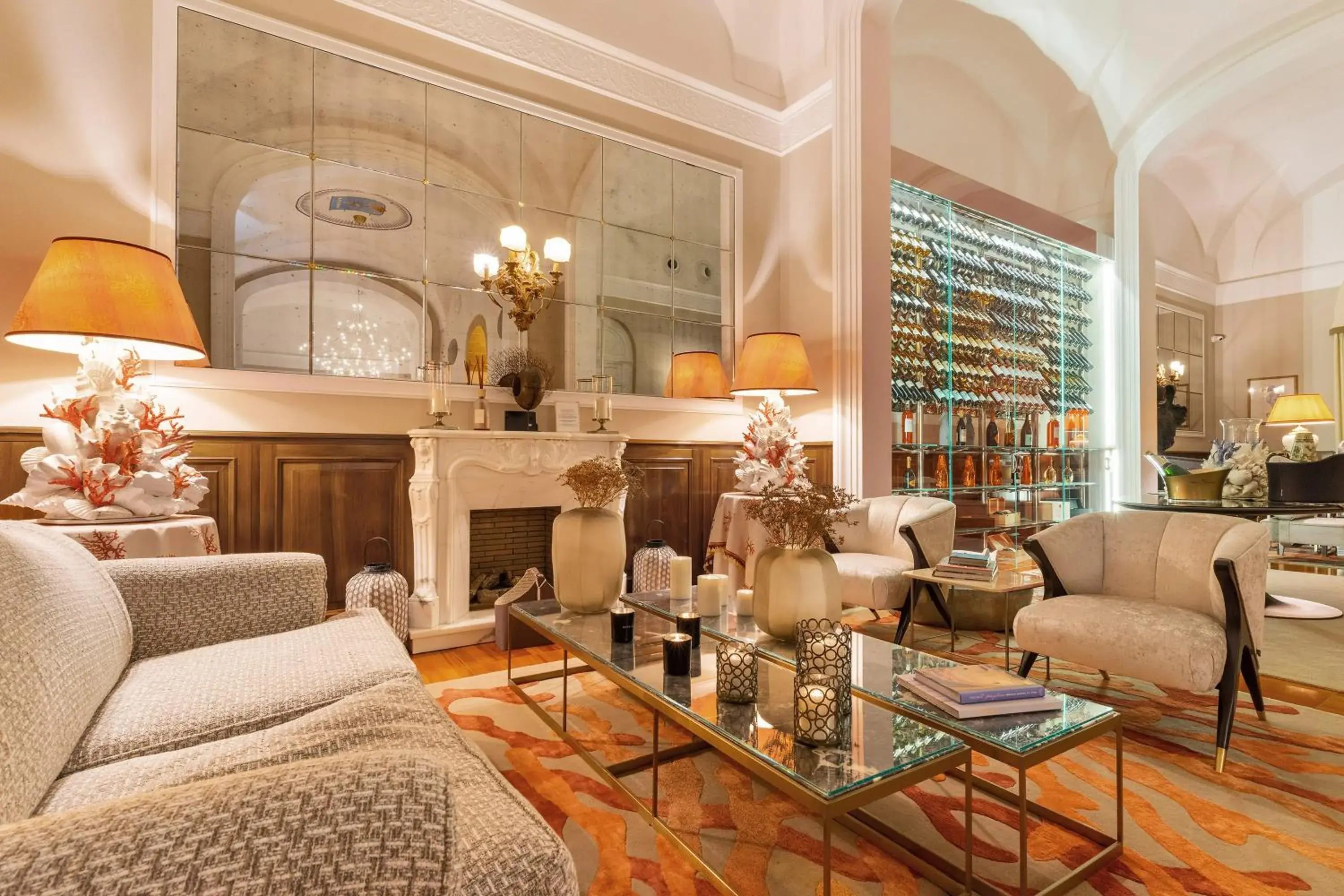 Seating area, Lounge/Bar in Palazzo del Corso - Boutique Hotel