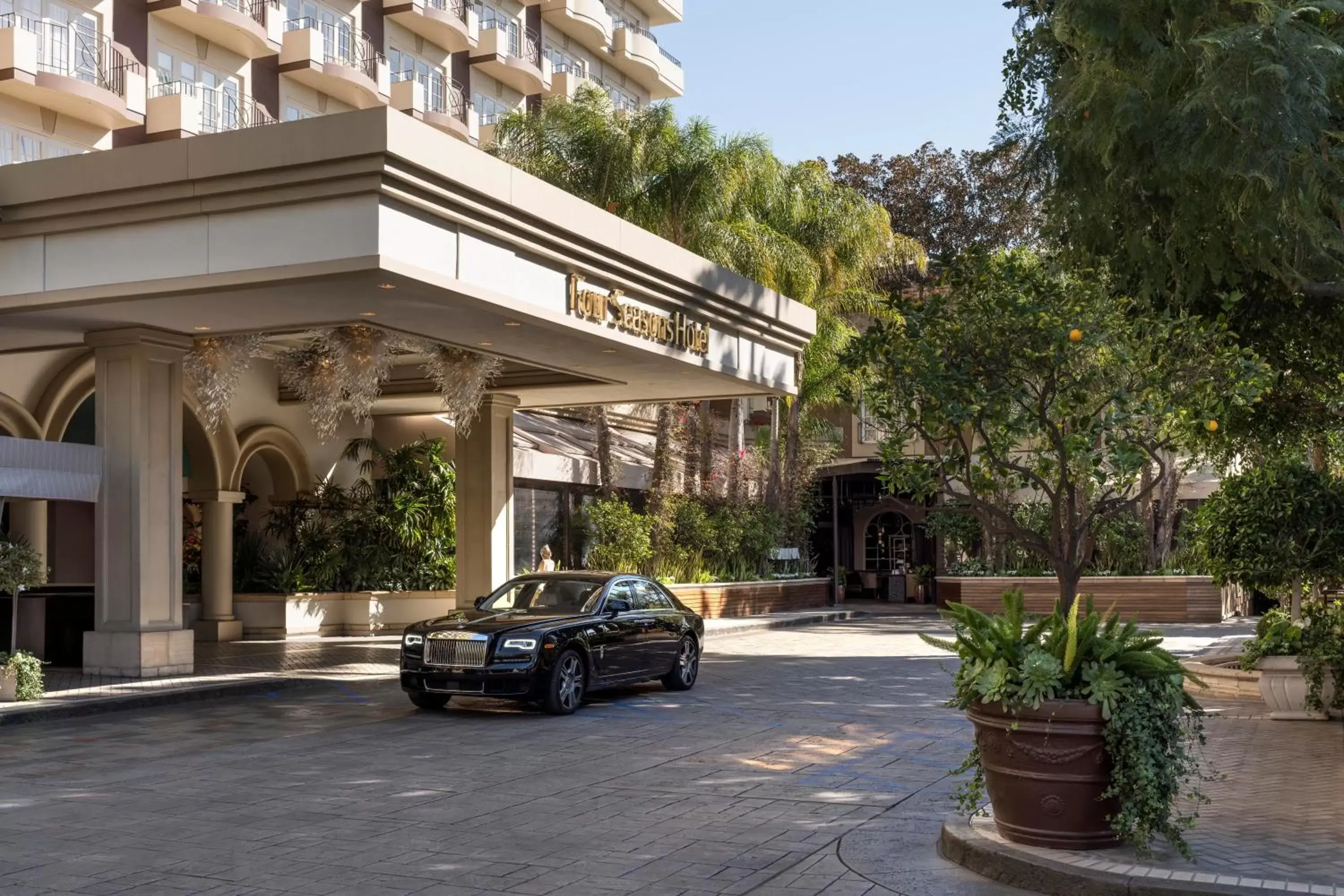 Facade/entrance, Property Building in Four Seasons Hotel Los Angeles at Beverly Hills