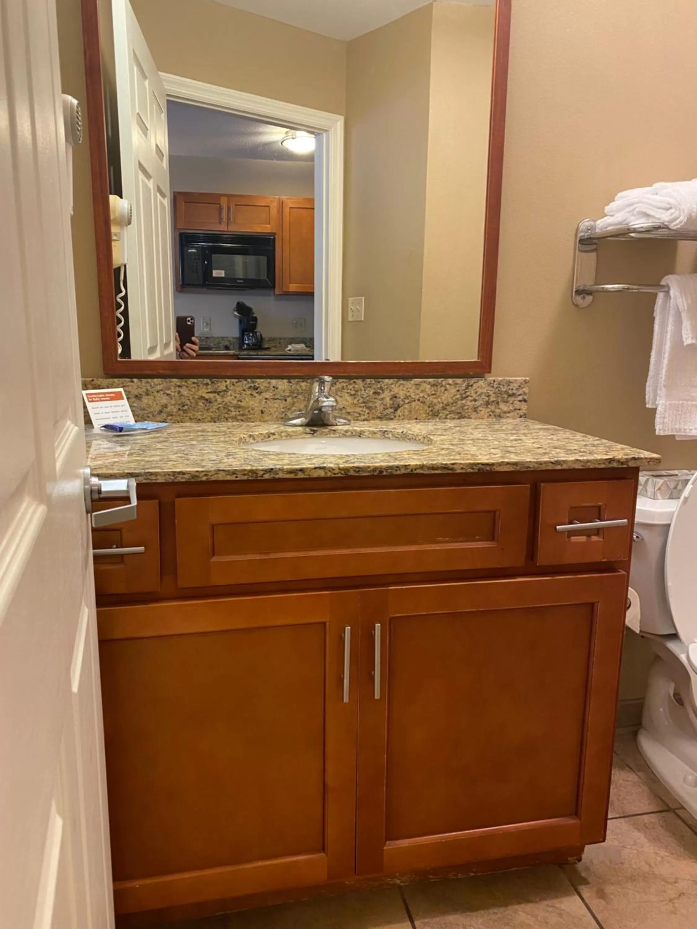 Bathroom in Candlewood Williamsport by IHG