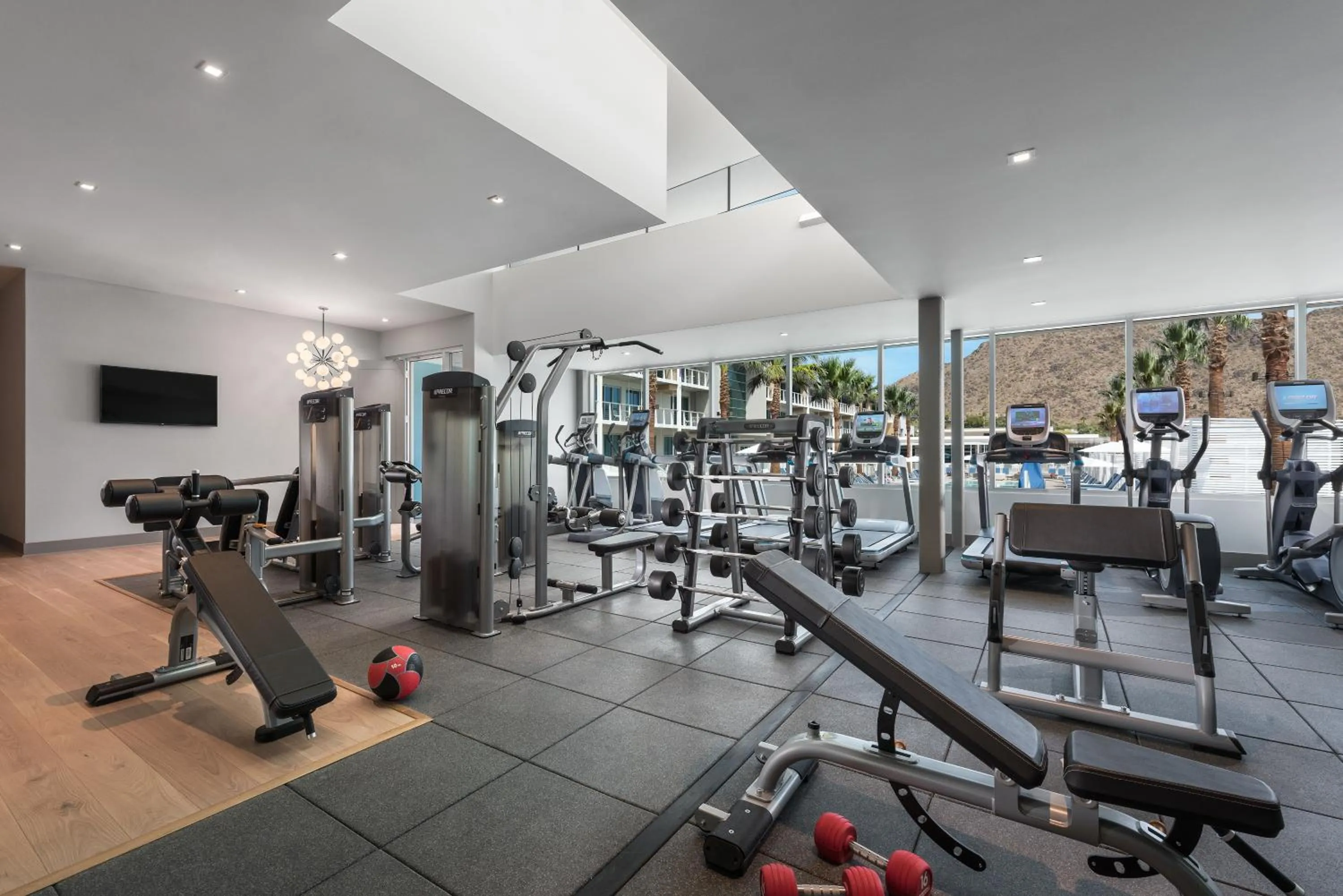 Fitness centre/facilities in Mountain Shadows Resort Scottsdale