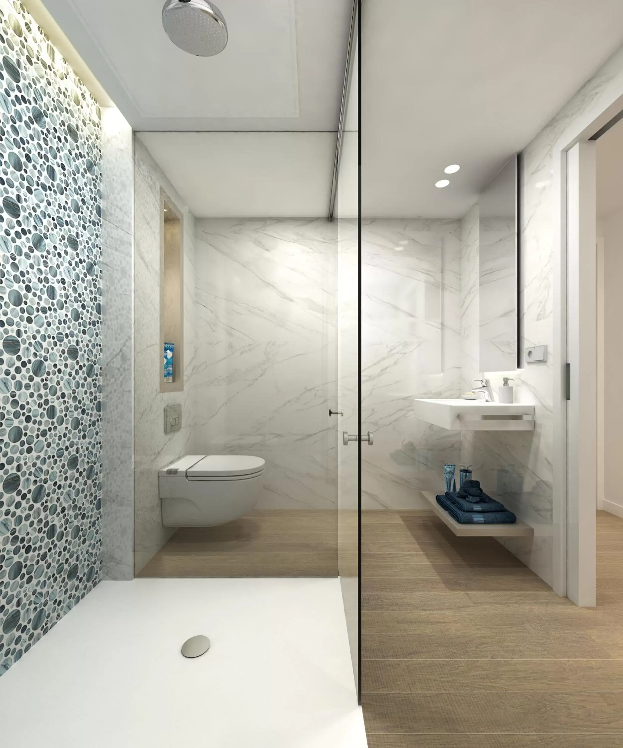 Shower, Bathroom in Masd Mediterraneo Hotel Apartamentos Spa