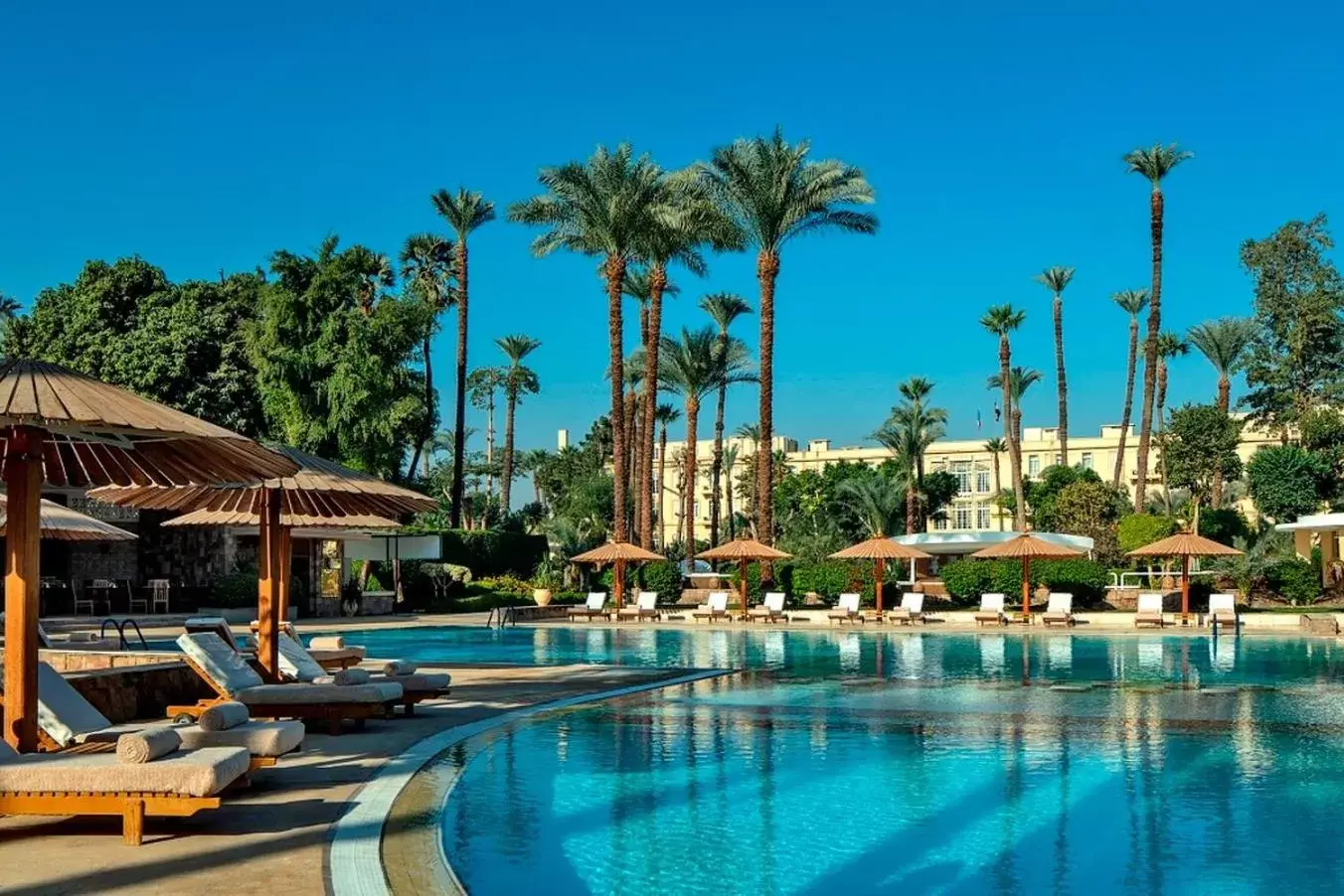 Property building, Swimming Pool in Sofitel Winter Palace Luxor