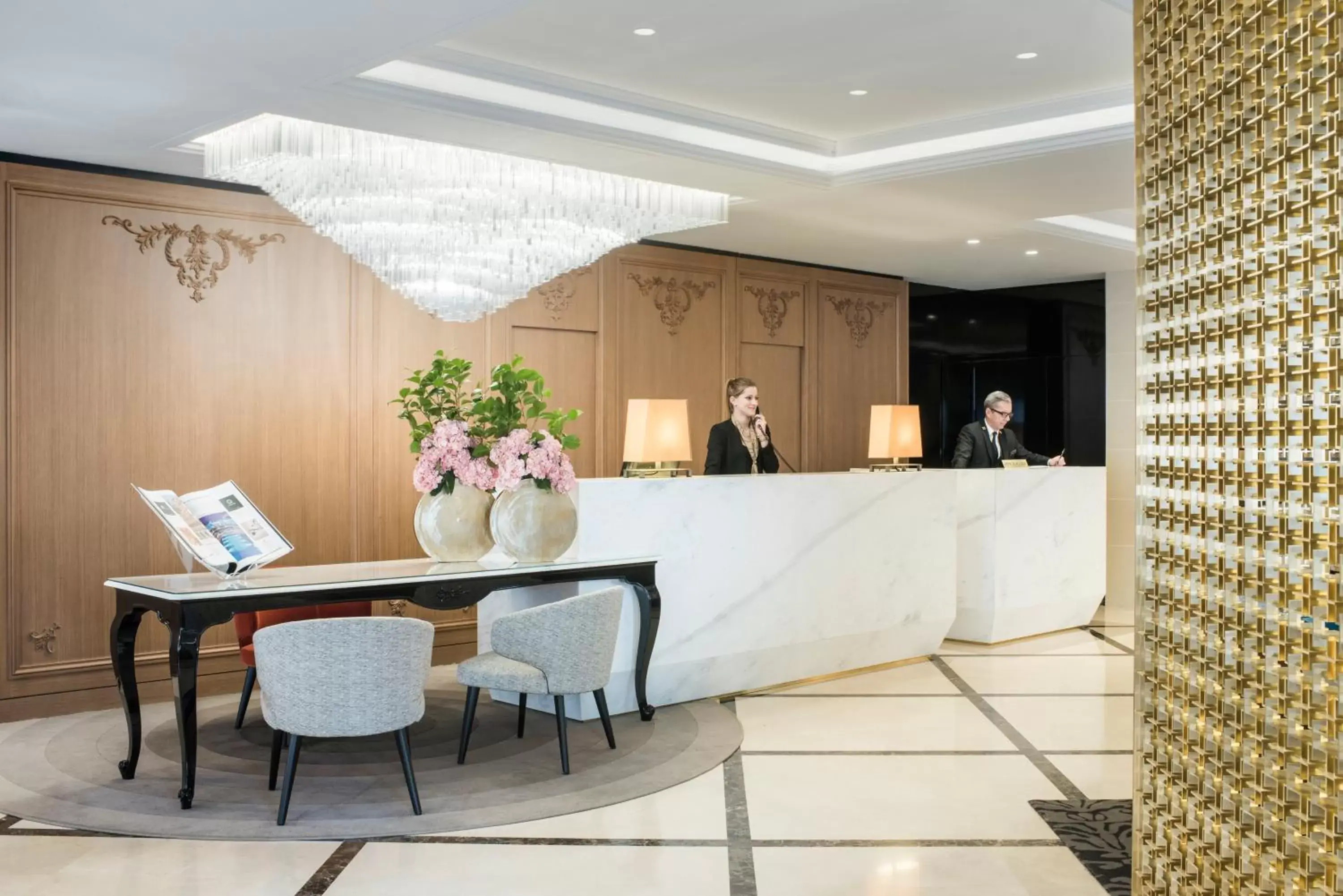 Lobby or reception in Sofitel Paris Baltimore Tour Eiffel Lobby or reception in Sofitel Paris Baltimore Tour Eiffel
