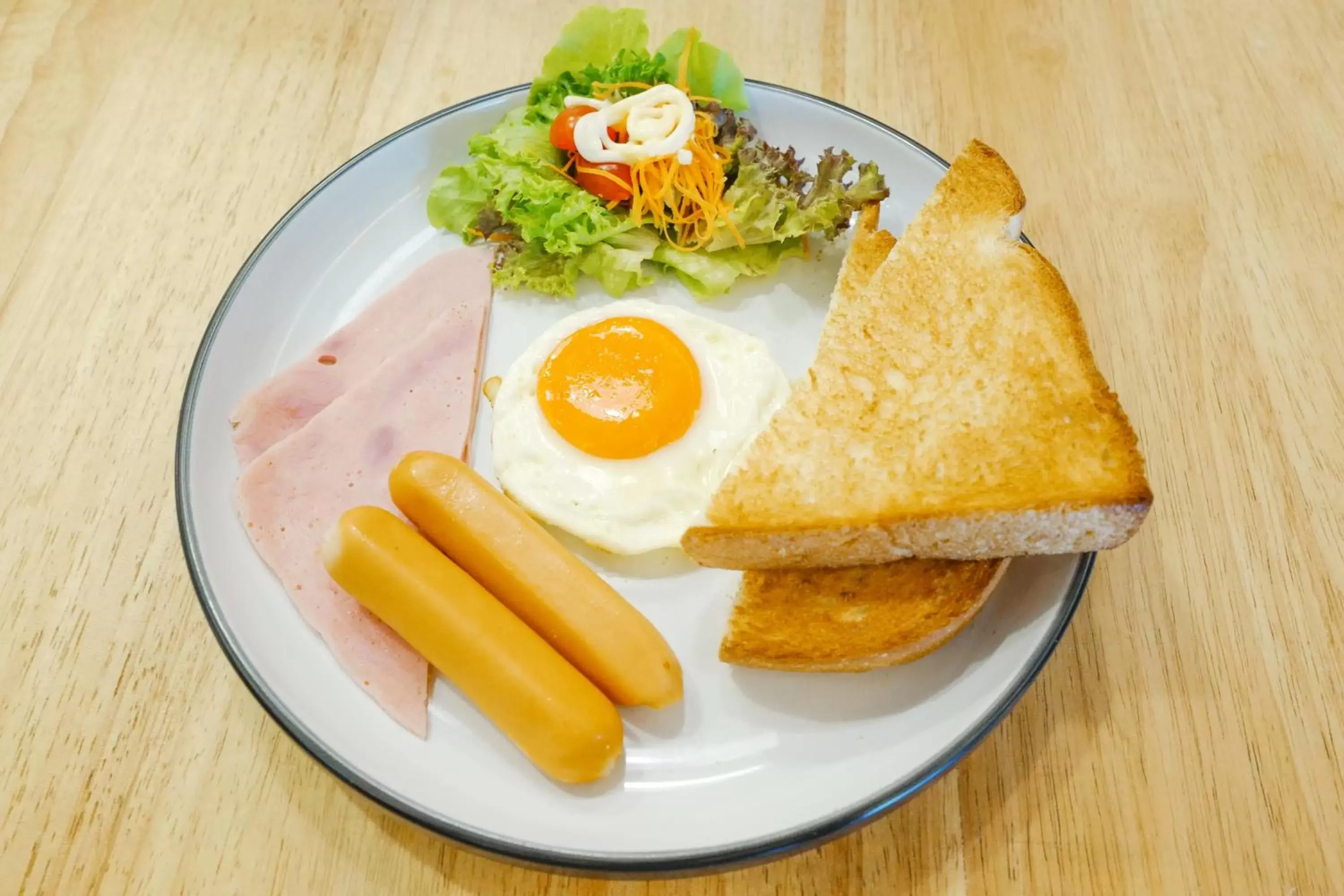 American breakfast in The Journey Hotel Bangna American breakfast in The Journey Hotel Bangna