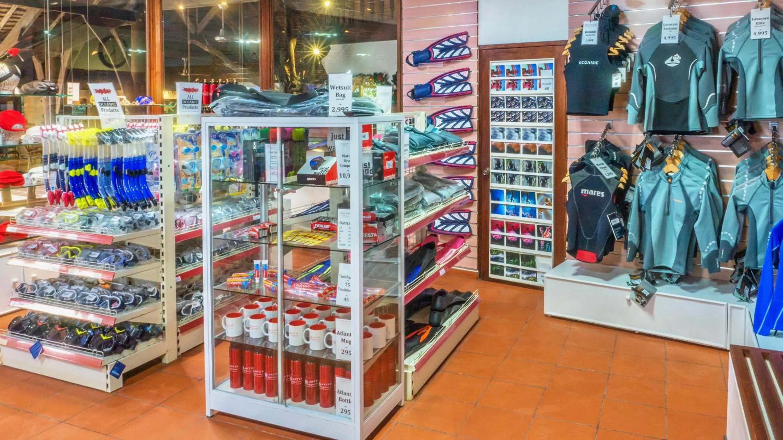 On-site shops in Atlantis Dive Resort Puerto Galera