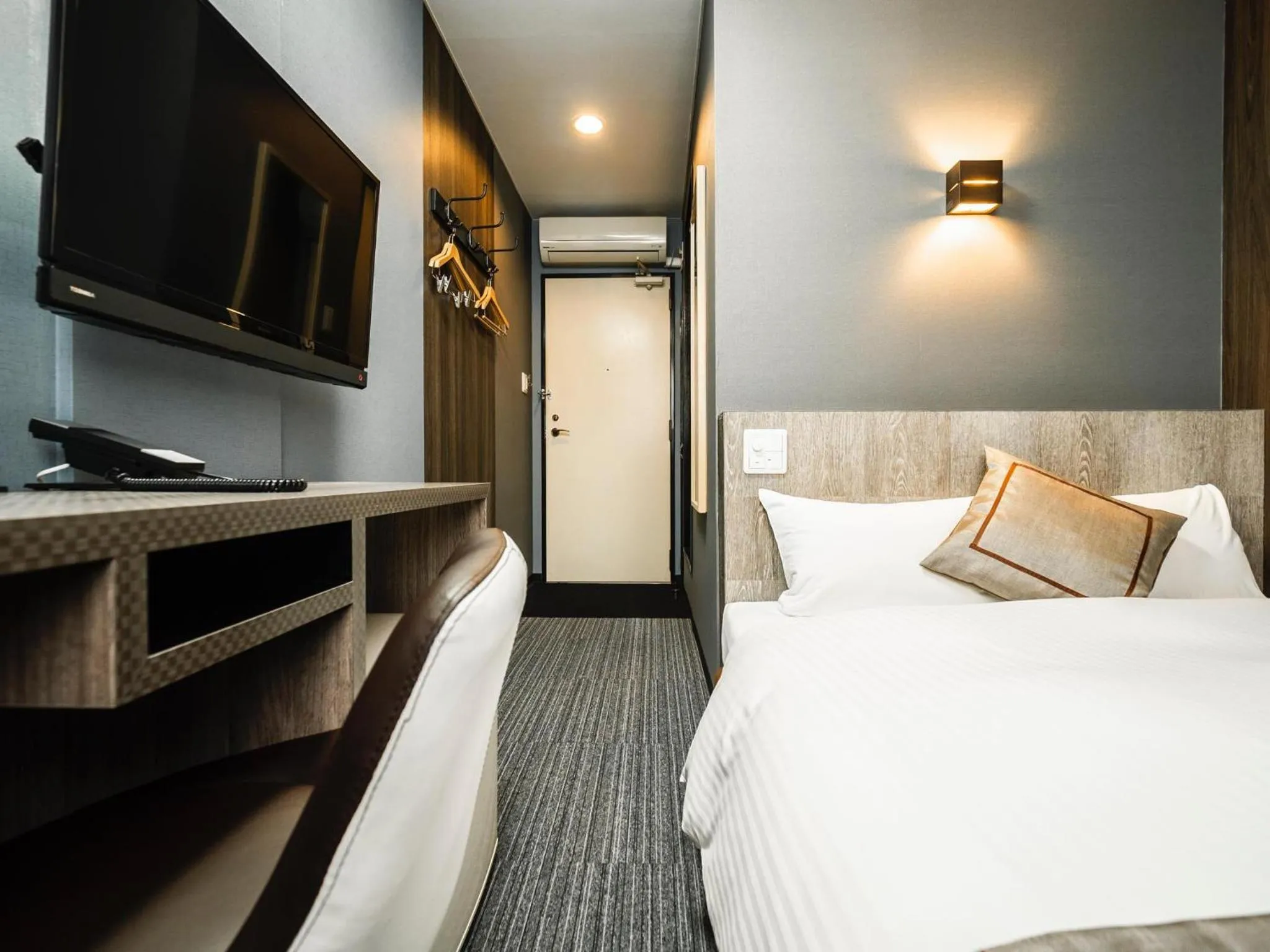 Bed in Hotel Areaone Kitaibaraki