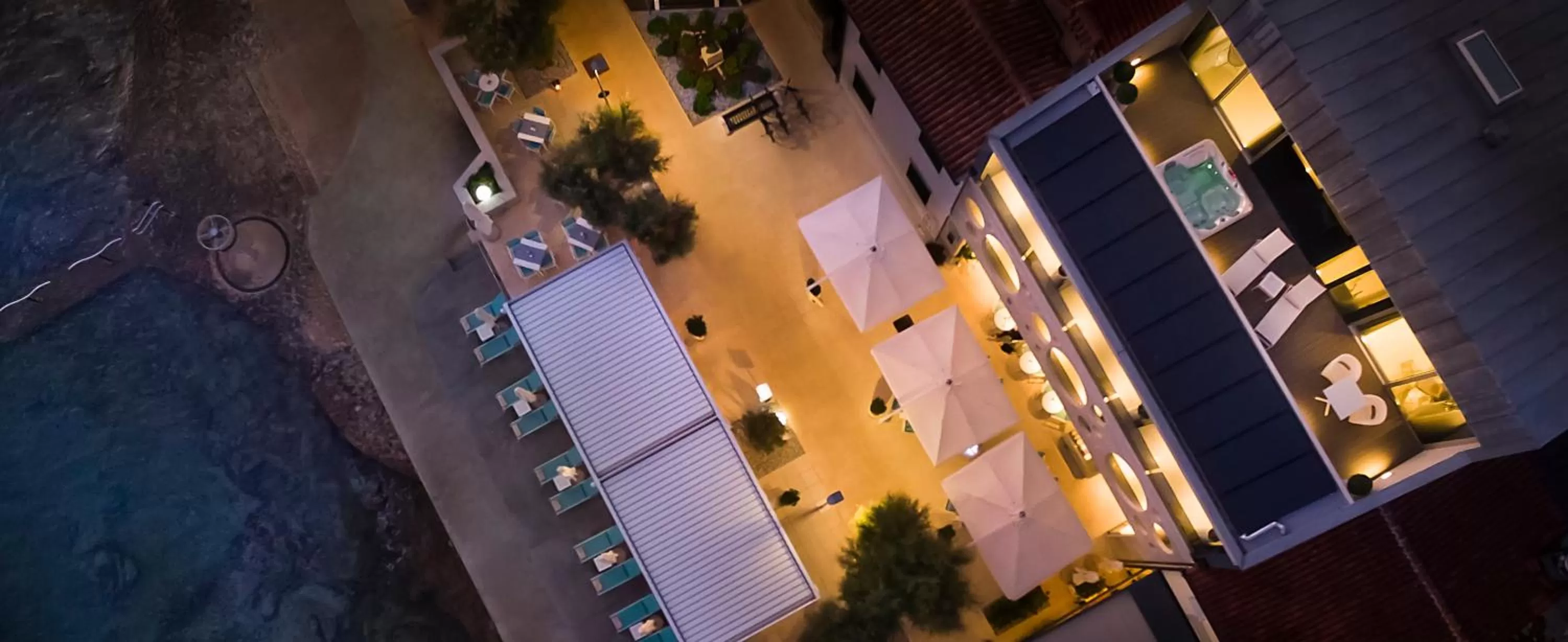 Bird's eye view in RIVALMARE BEACH Boutique Hotel