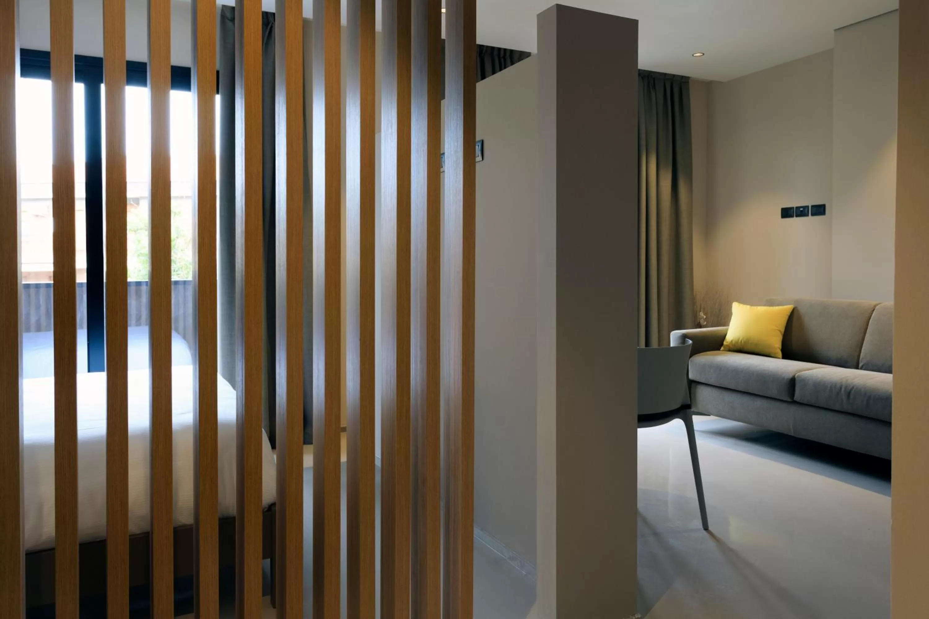 Living room in Ollen apartments